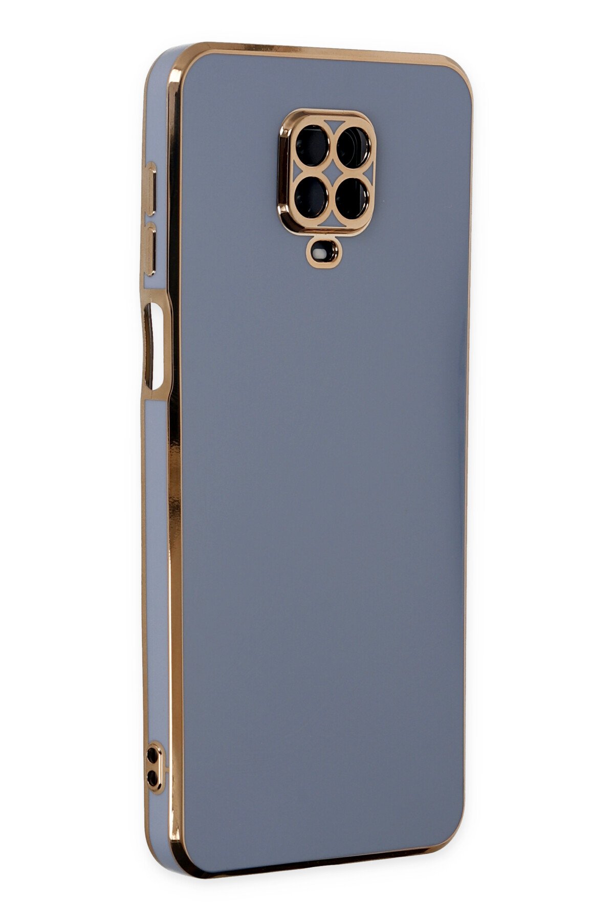 Newface Xiaomi Redmi Note 9 Pro Kılıf First Silikon - Gold