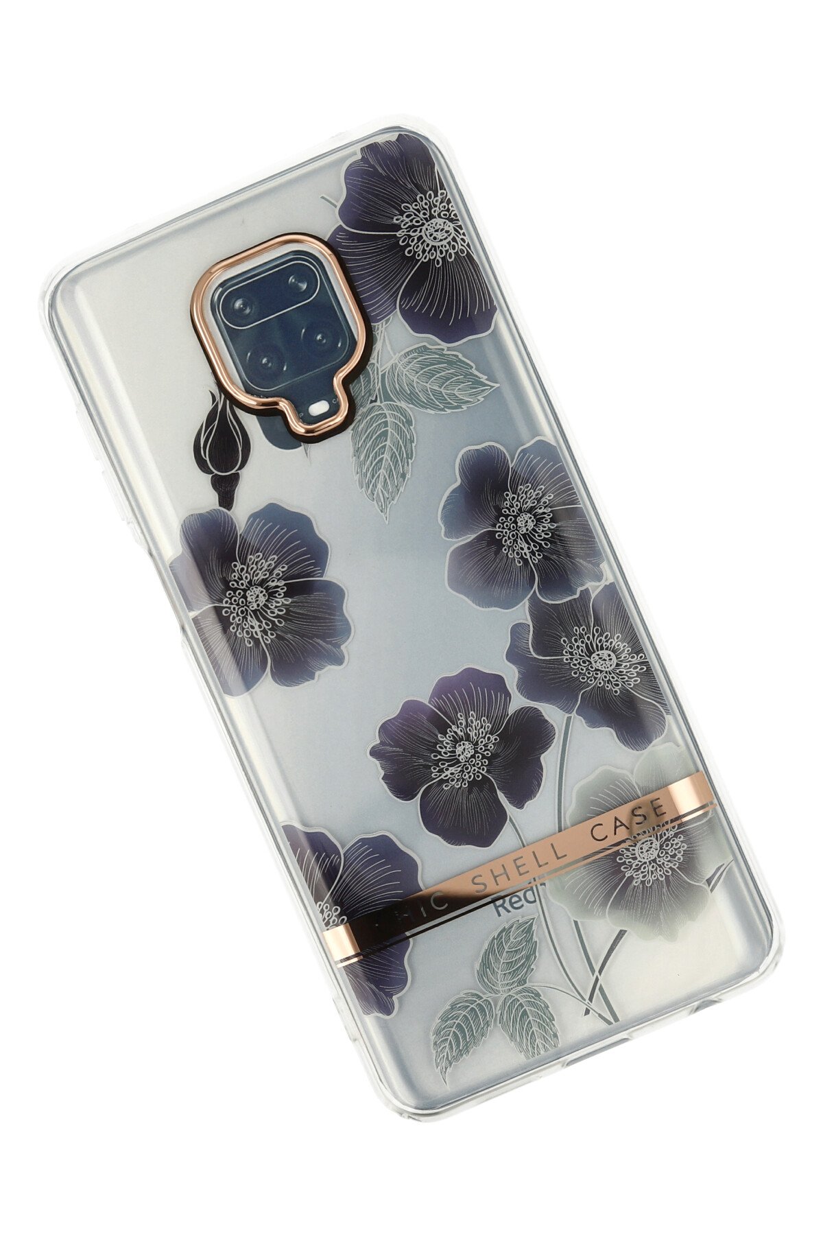 Newface Xiaomi Redmi Note 9S Kılıf Palm Buzlu Kamera Sürgülü Silikon - Turkuaz