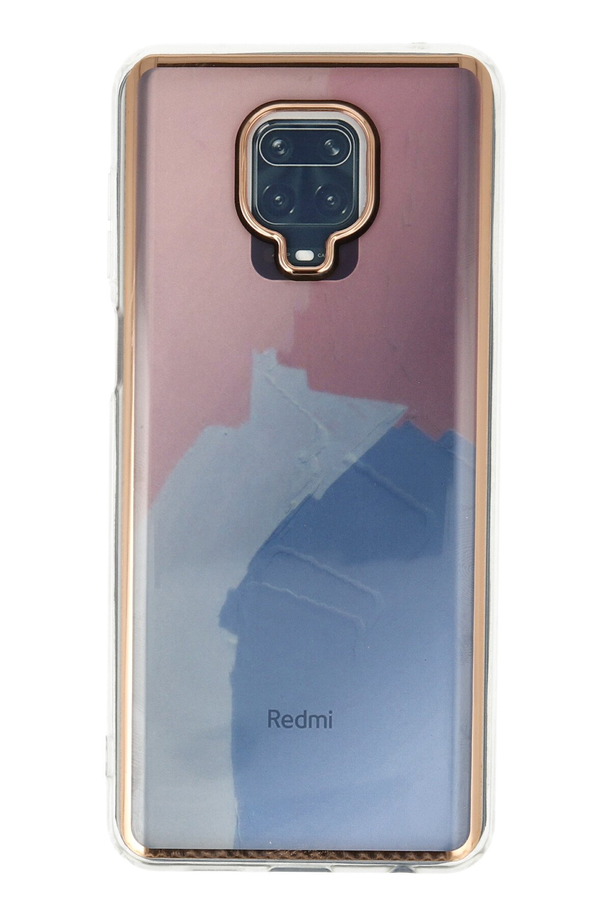 Newface Xiaomi Redmi Note 9S Kılıf Kelvin Kartvizitli Silikon - Lila