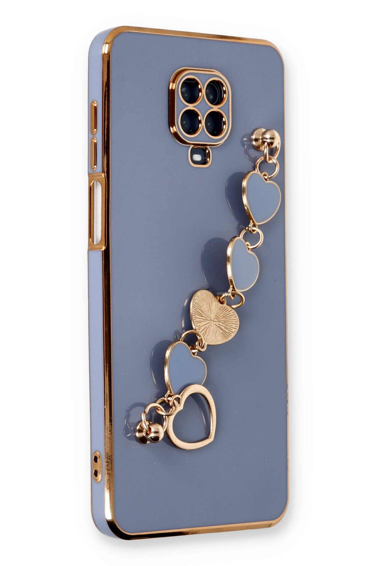 Newface Xiaomi Redmi Note 9S Kılıf Palm Buzlu Kamera Sürgülü Silikon - Pembe