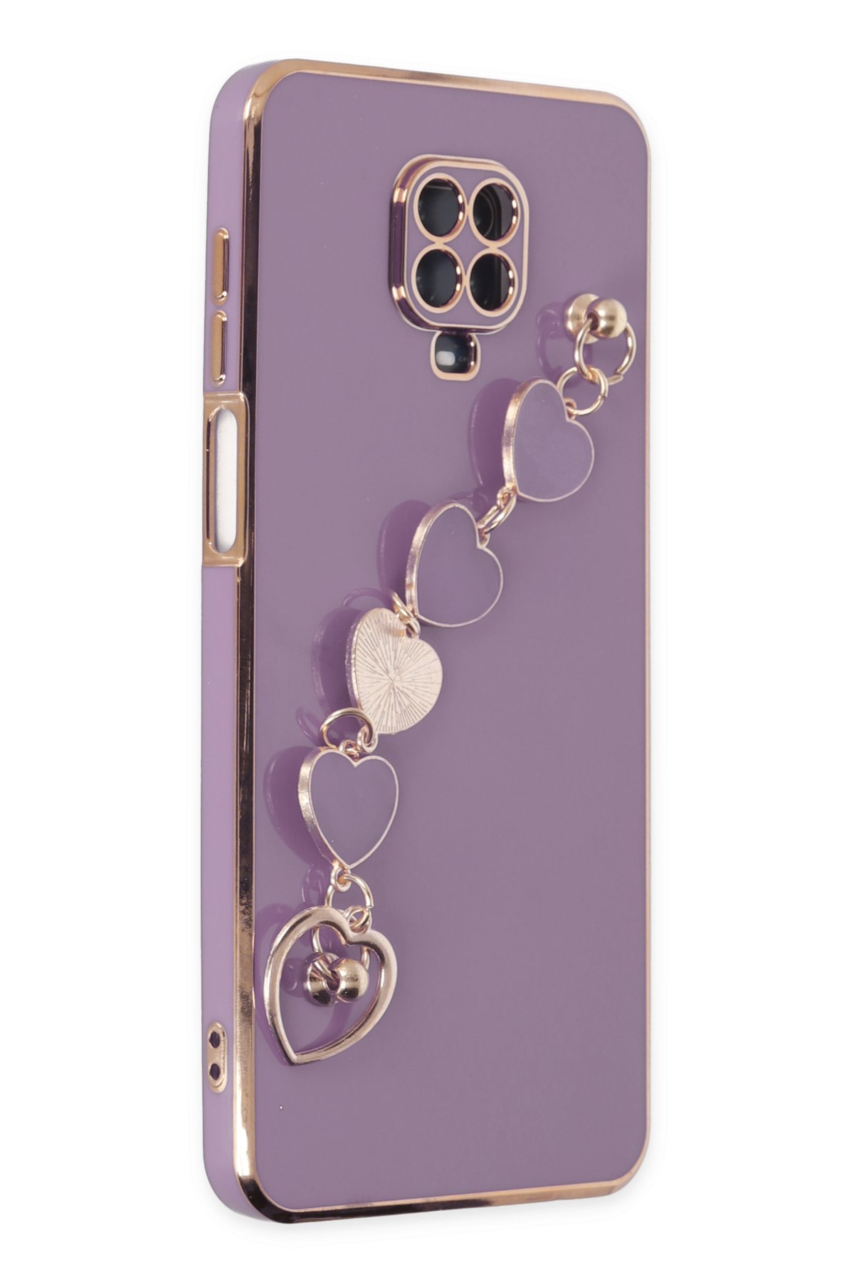 Newface Xiaomi Redmi Note 9S Kılıf Platin Silikon - Kırmızı