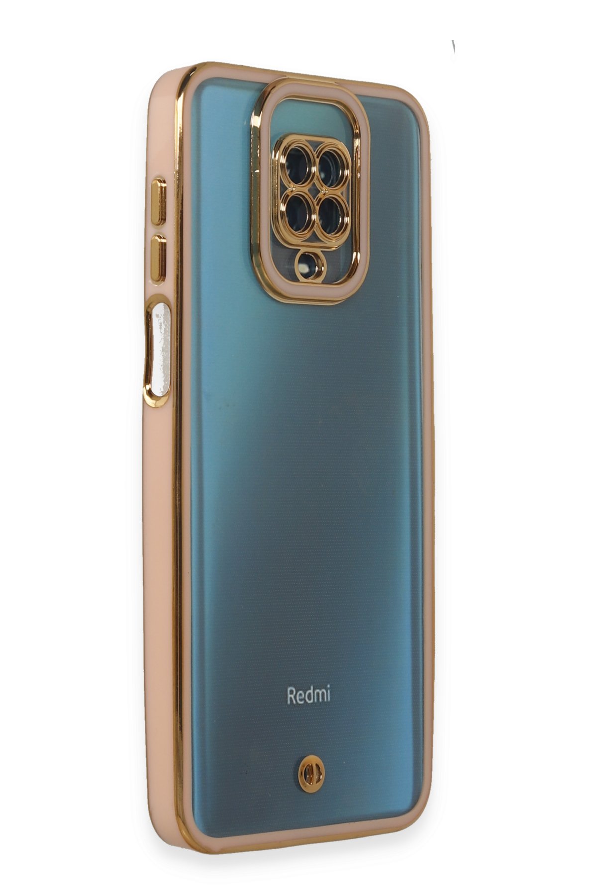 Newface Xiaomi Redmi Note 9S Kılıf Montreal Yüzüklü Silikon Kapak - Lacivert