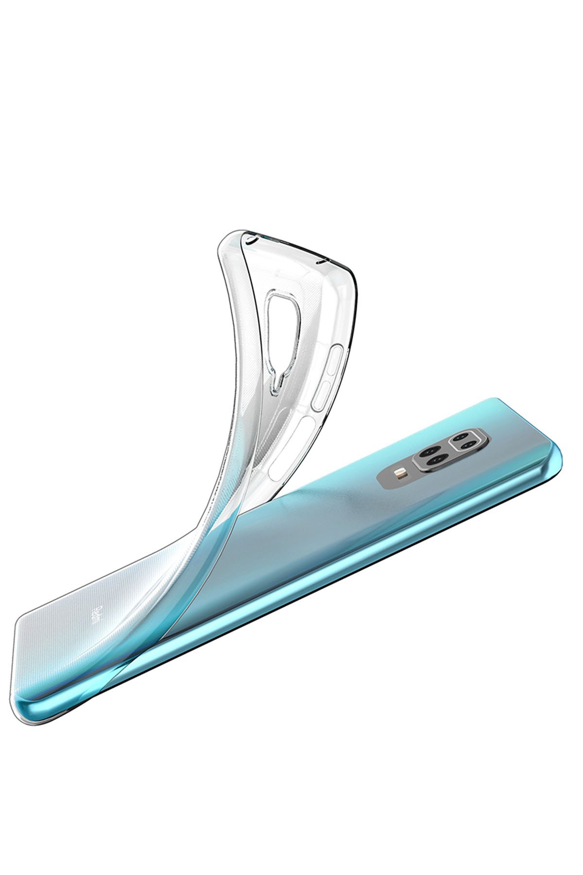 Newface Xiaomi Redmi Note 9S Kılıf Platin Silikon - Sarı