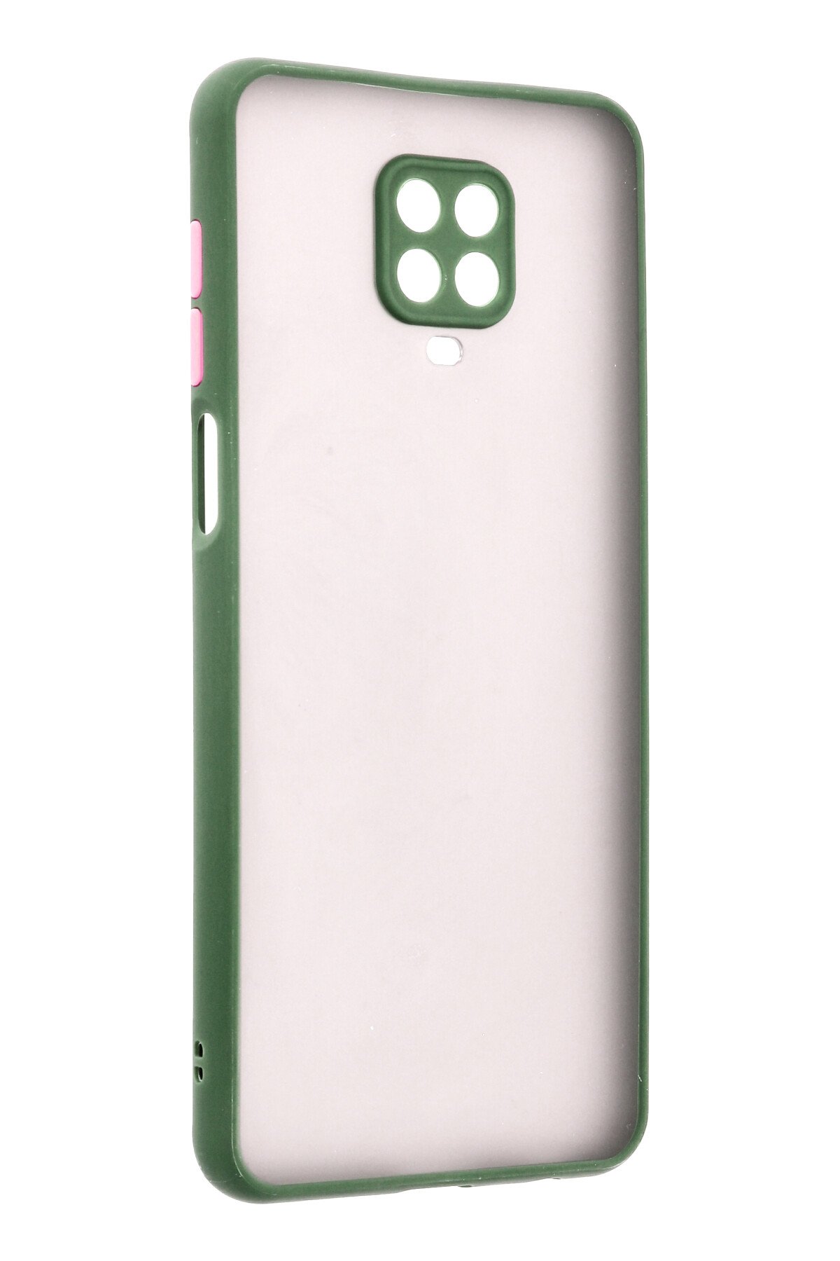 Newface Xiaomi Redmi Note 9S Kılıf Nano içi Kadife Silikon - Kırmızı