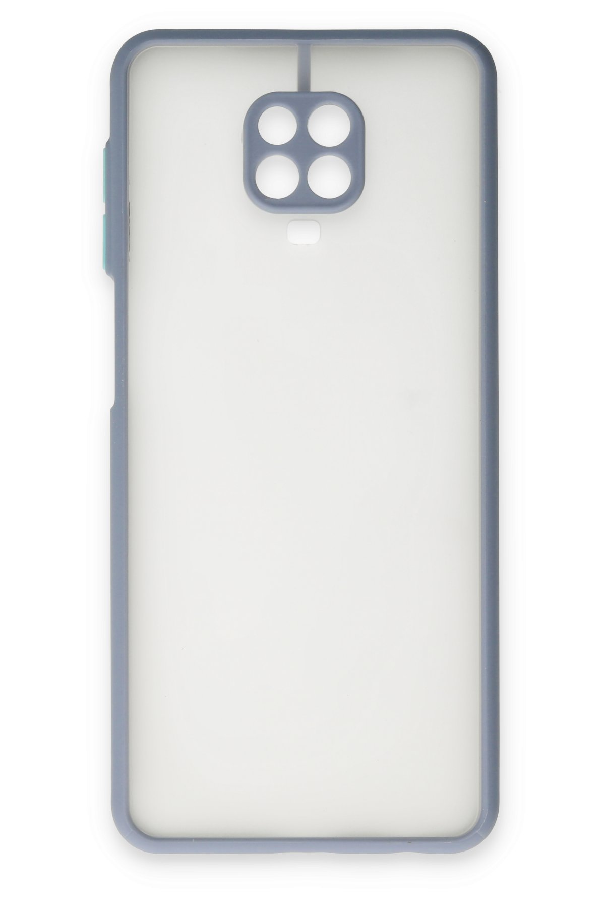 Newface Xiaomi Redmi Note 9S Kılıf Palm Buzlu Kamera Sürgülü Silikon - Yeşil