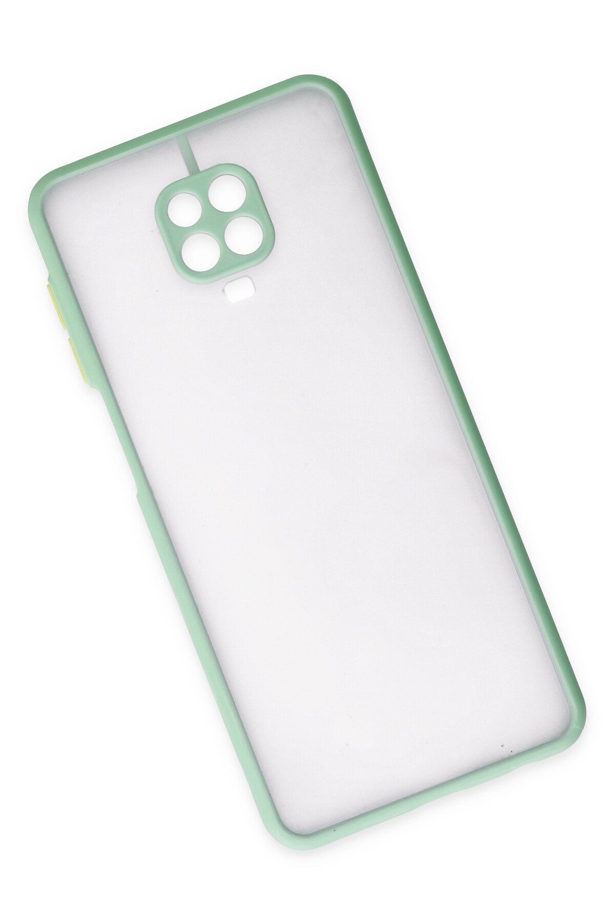 Newface Xiaomi Redmi Note 9S Kılıf Montreal Silikon Kapak - Yeşil