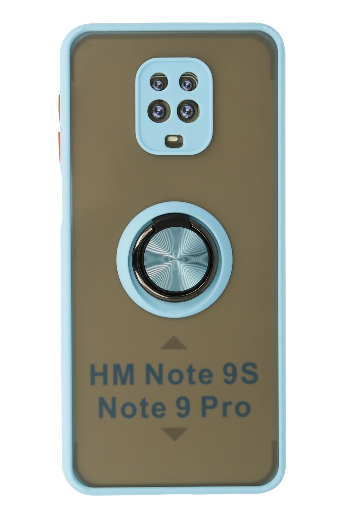 Newface Xiaomi Redmi Note 9S Kılıf Volet Silikon - Siyah