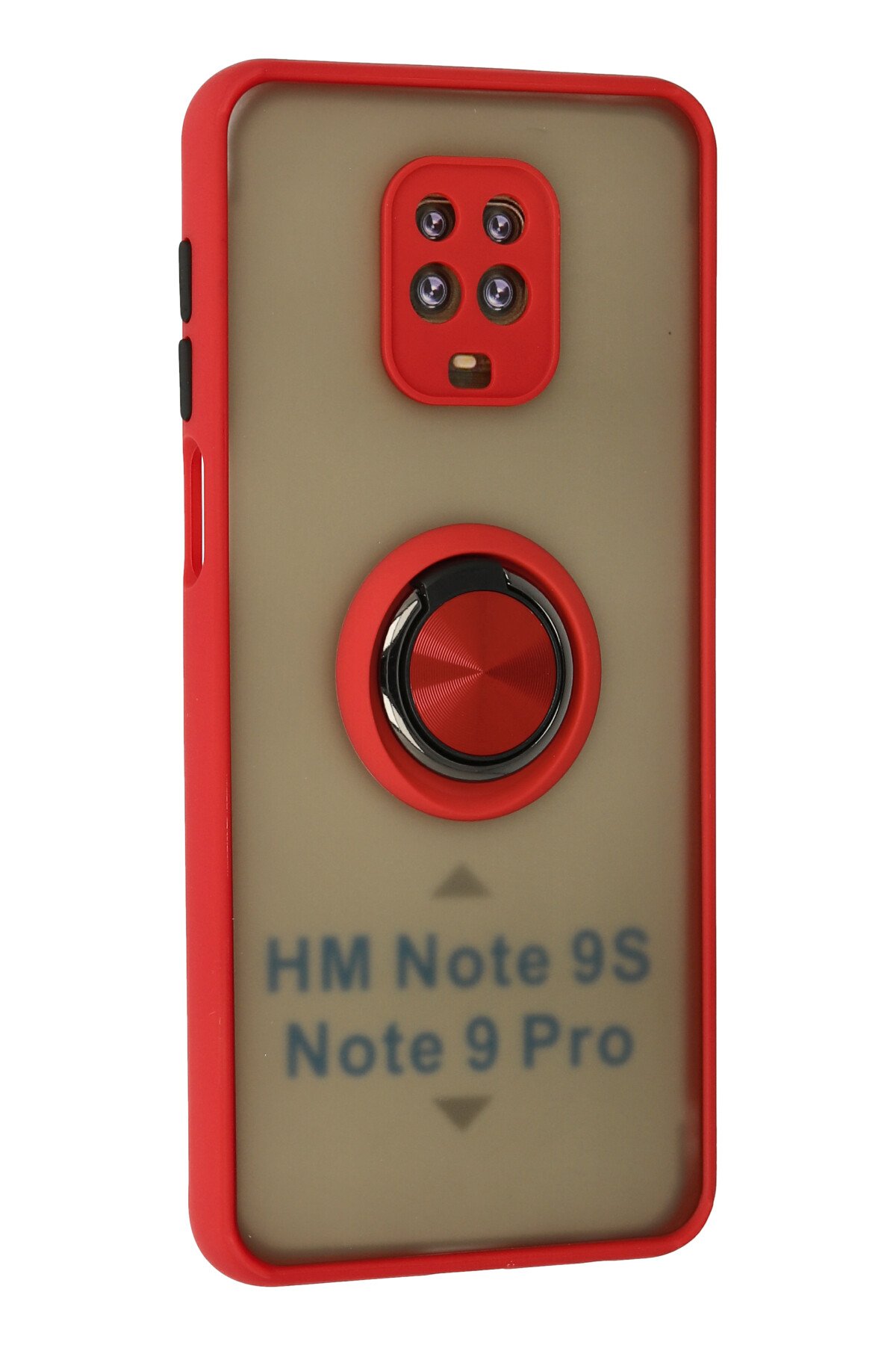 Newface Xiaomi Redmi Note 9S Kılıf Esila Silikon - Kırmızı