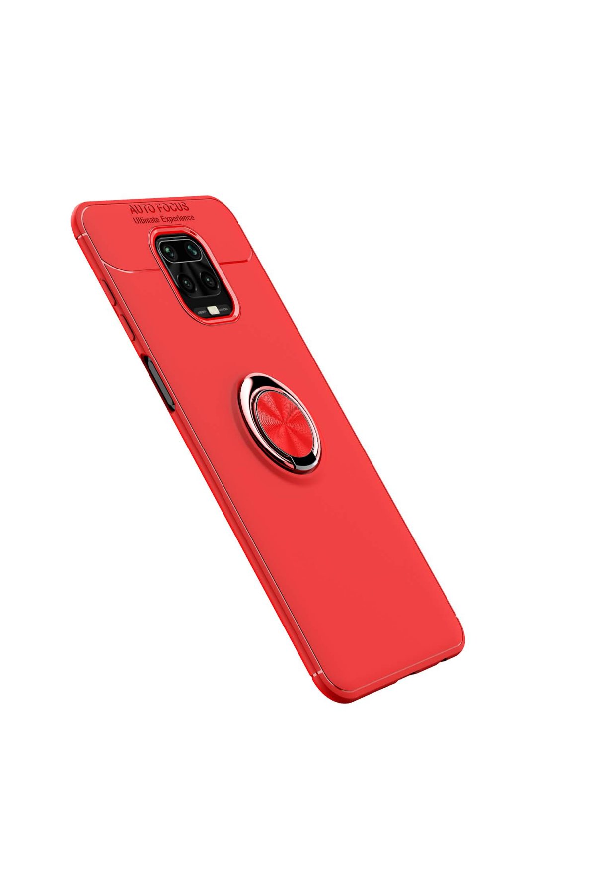 Newface Xiaomi Redmi Note 9S Kılıf Loop Deri Silikon - Siyah