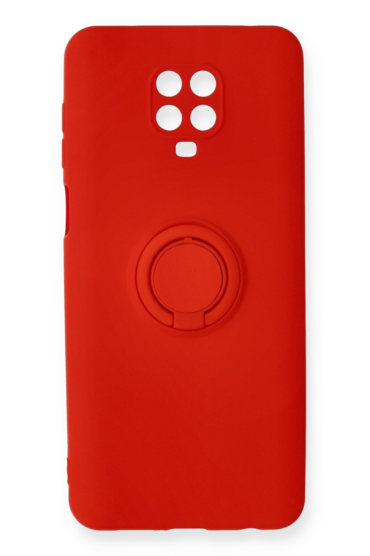 Newface Xiaomi Redmi Note 9S Kılıf Nano içi Kadife Silikon - Turuncu