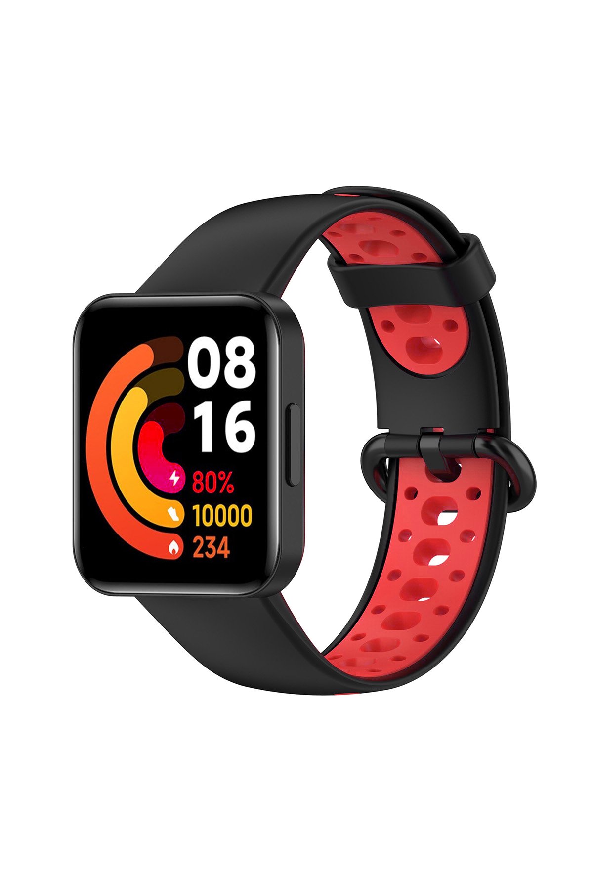 Newface Xiaomi Redmi Watch 2 Lite Spor Delikli Kordon - Lacivert-Beyaz