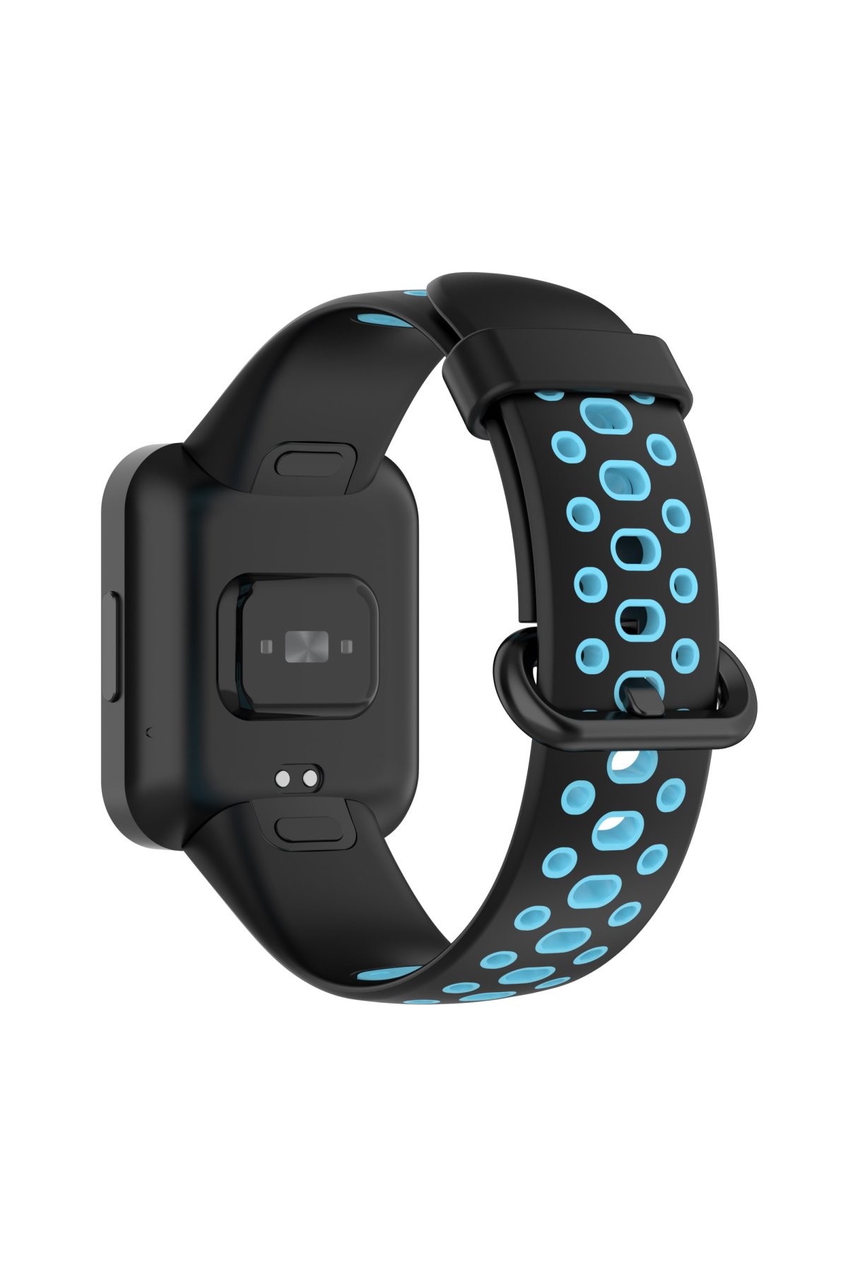 Newface Xiaomi Redmi Watch 2 Lite Spor Delikli Kordon - Lacivert-Beyaz