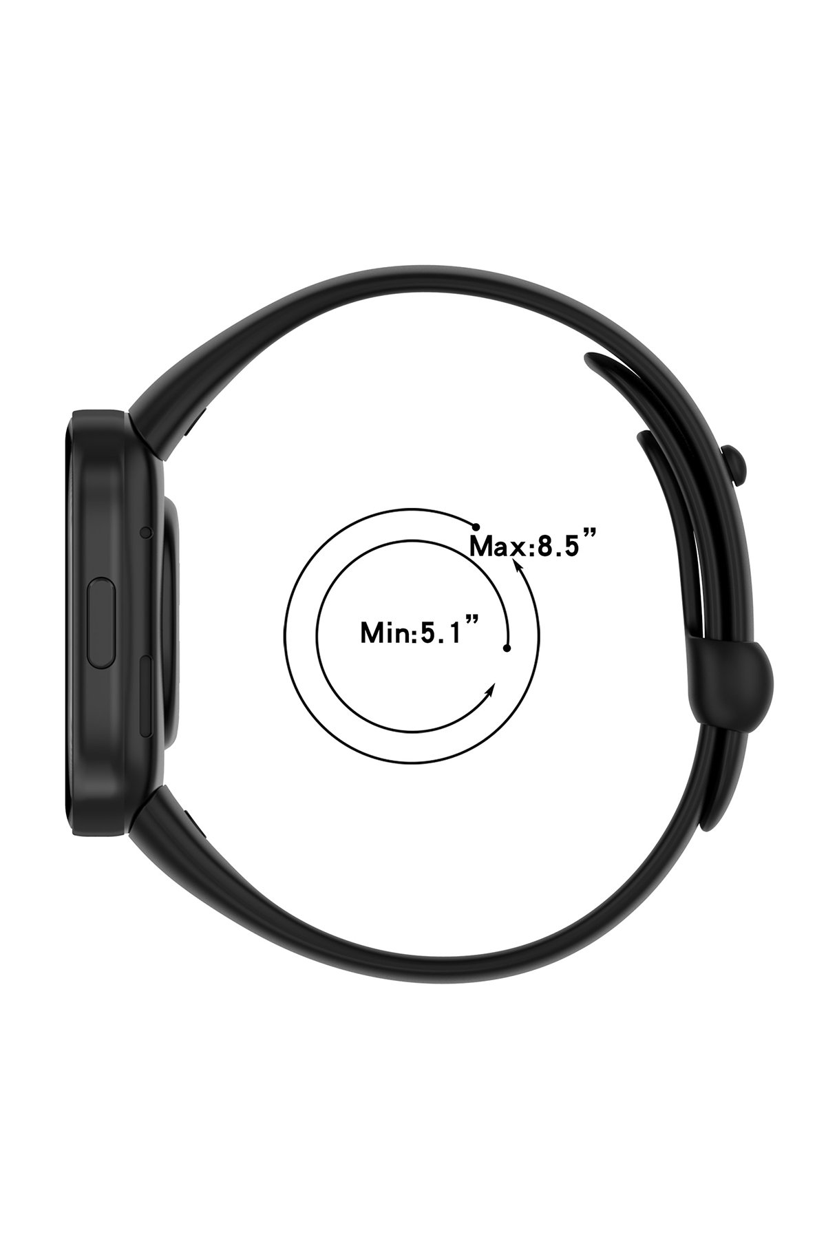 Newface Xiaomi Redmi Watch 3 Spor Delikli Kordon - Haki Yeşil-Beyaz