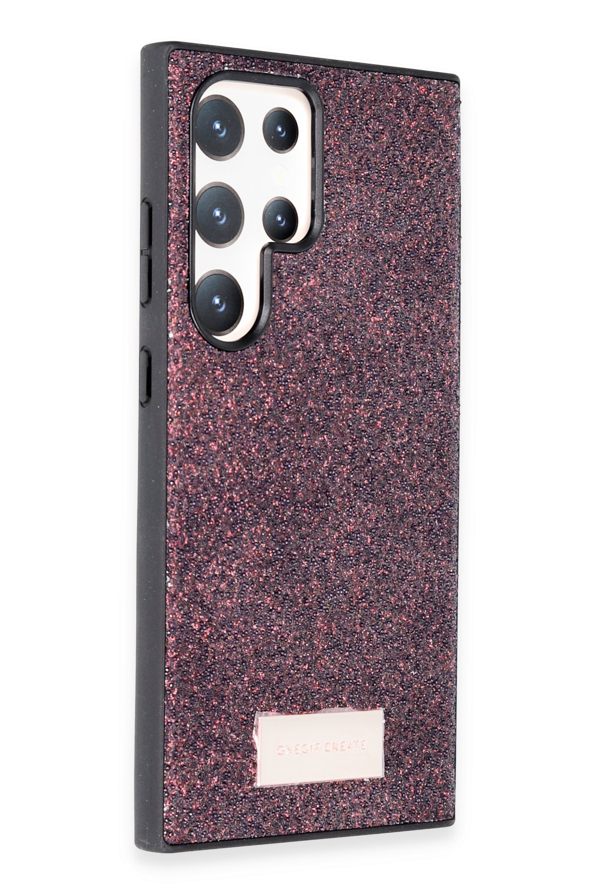 Onegif Samsung Galaxy S23 Ultra Bright Simli Kapak - Gold