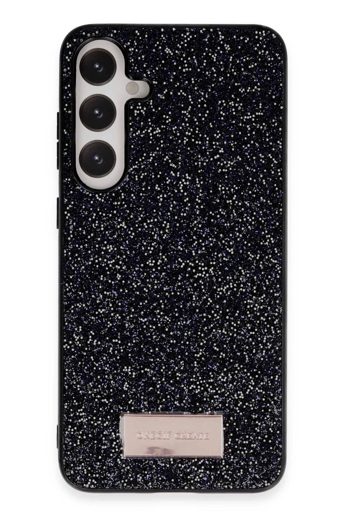 Onegif Samsung Galaxy S24 Plus Bright Simli Kapak - Siyah
