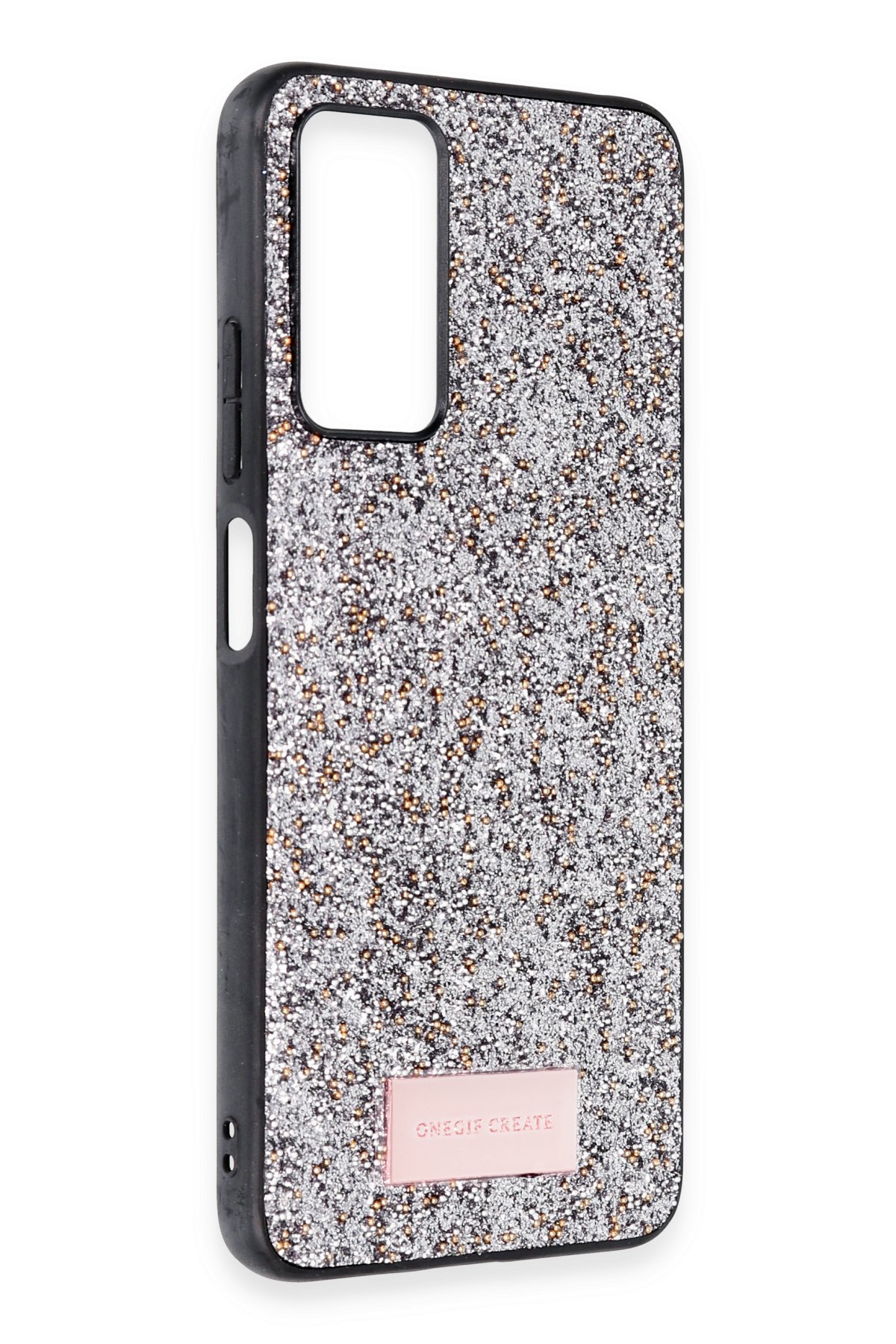 Onegif Xiaomi Redmi Note 11 Pro Bright Simli Kapak - Gold