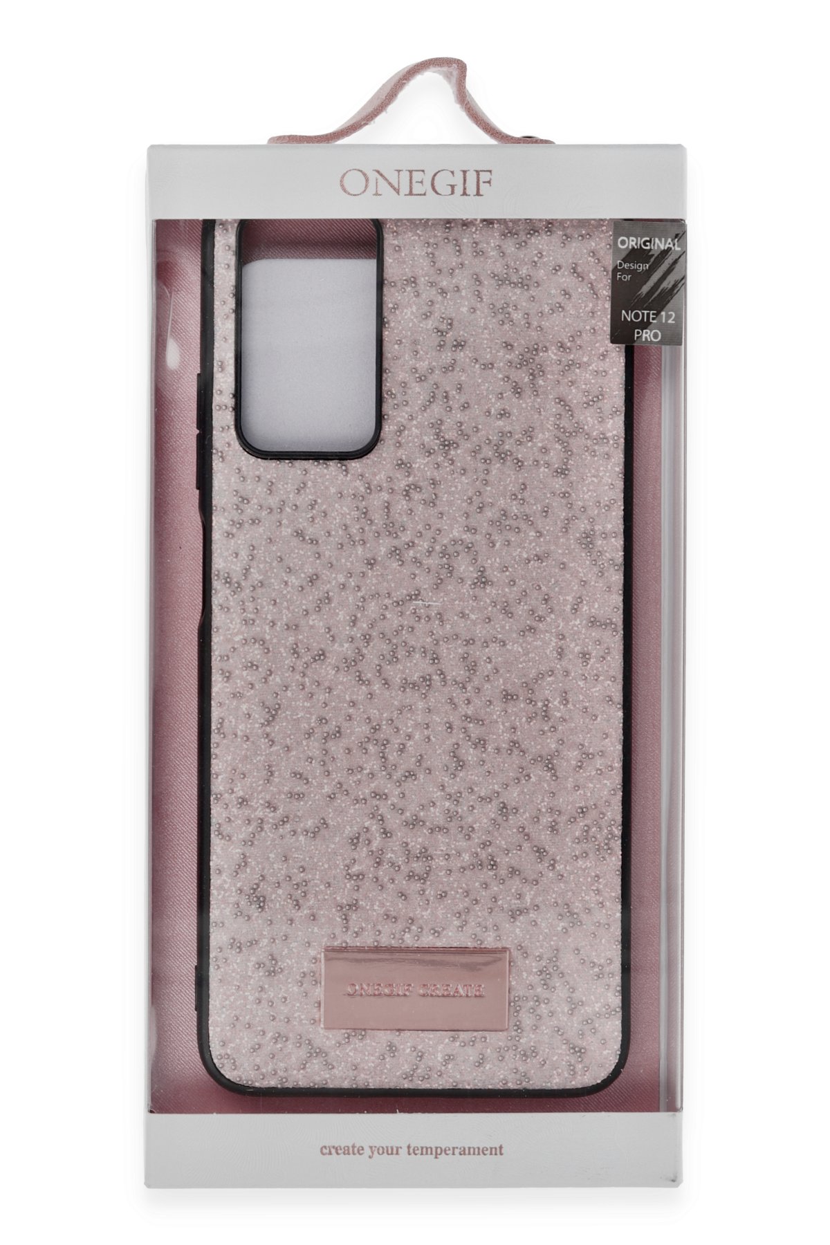 Onegif Xiaomi Redmi Note 11 Pro Bright Simli Kapak - Derin Mor