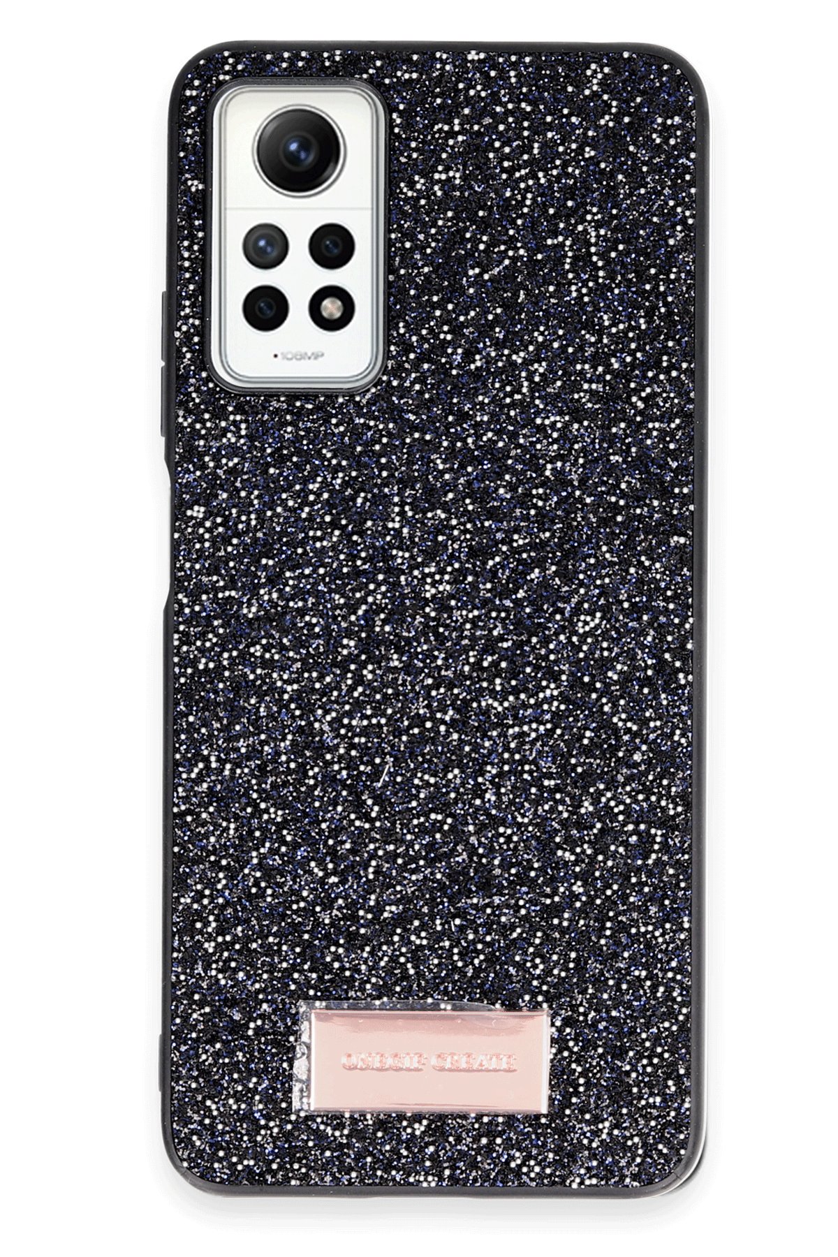 Onegif Xiaomi Redmi Note 12 Pro 4G Bright Simli Kapak - Derin Mor