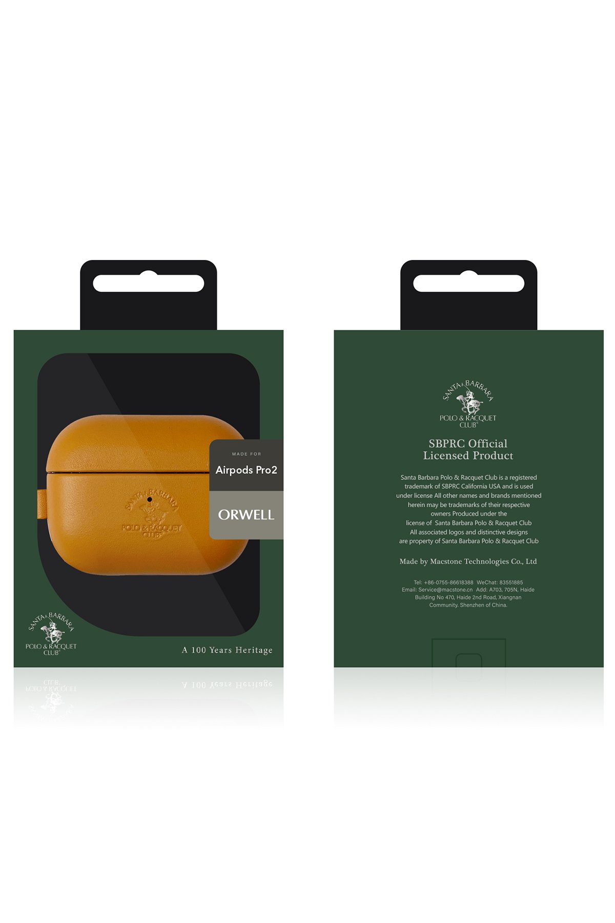 Santa Barbara Polo Racquet Club Airpods Pro (1.nesil) Aurora Simli Kılıf - Gold