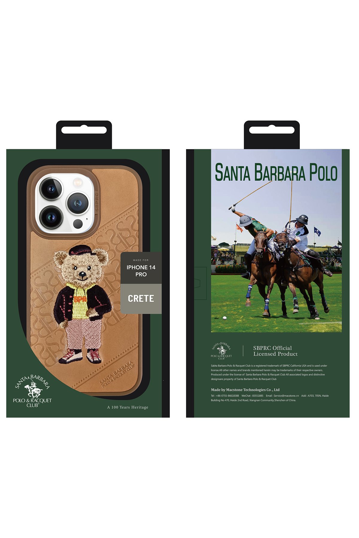 Santa Barbara Polo Racquet Club iPhone 13 Pro Prudence Deri Kapak - Beyaz
