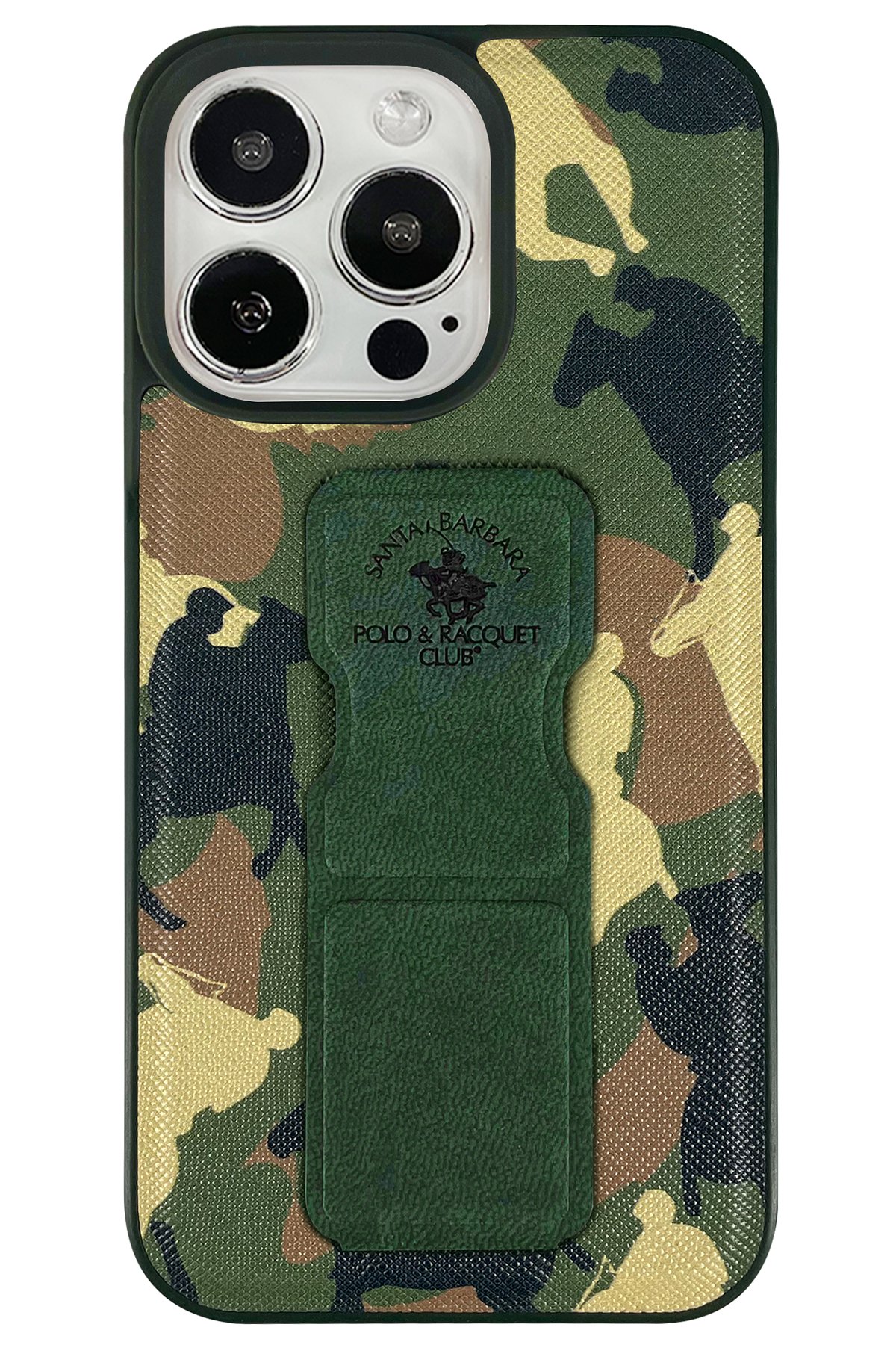 Santa Barbara Polo Racquet Club iPhone 13 Pro Timothy Cüzdanlı Standlı Kapak - Kahverengi