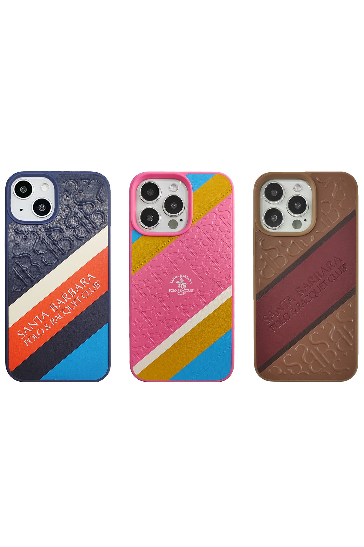 Santa Barbara Polo Racquet Club iPhone 13 Pro Jockey Deri Kapak - Kırmızı