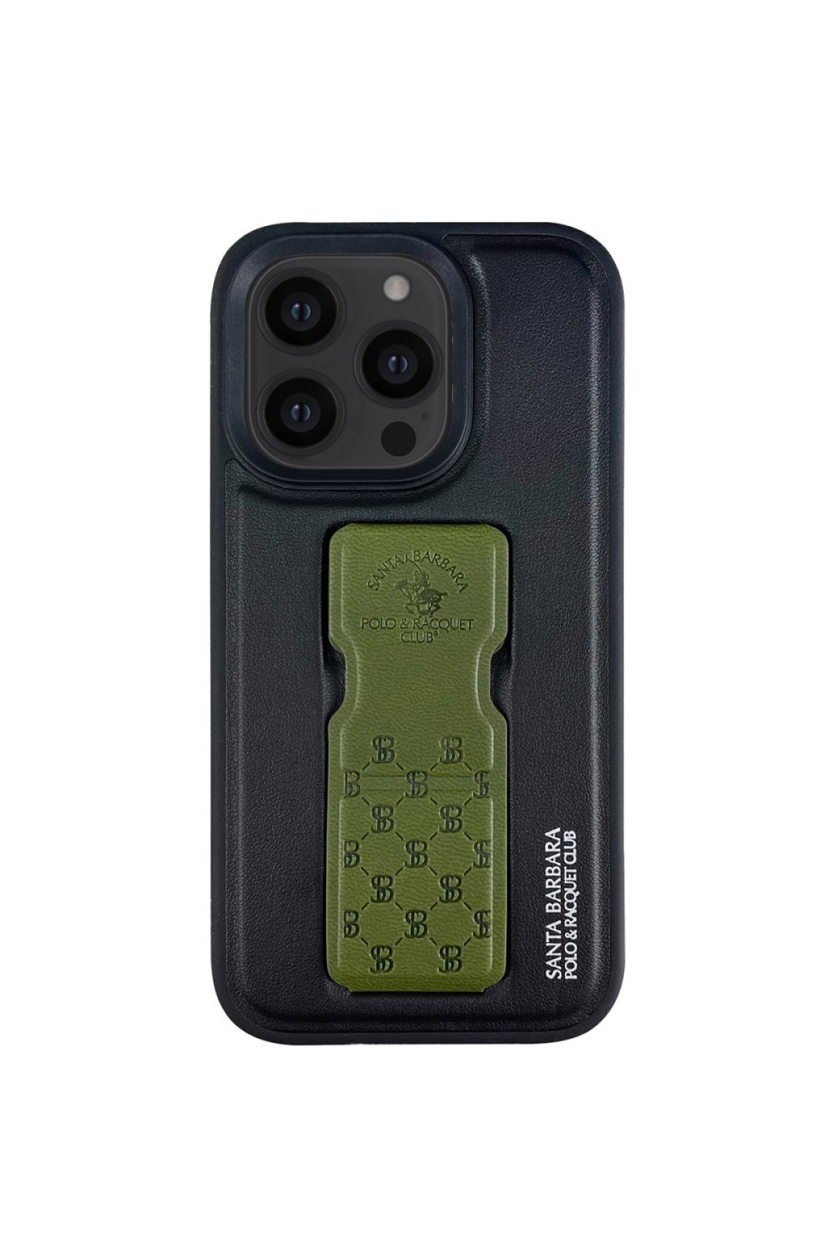 Santa Barbara Polo Racquet Club iPhone 13 Pro Max Enos Standlı Kapak - Lacivert