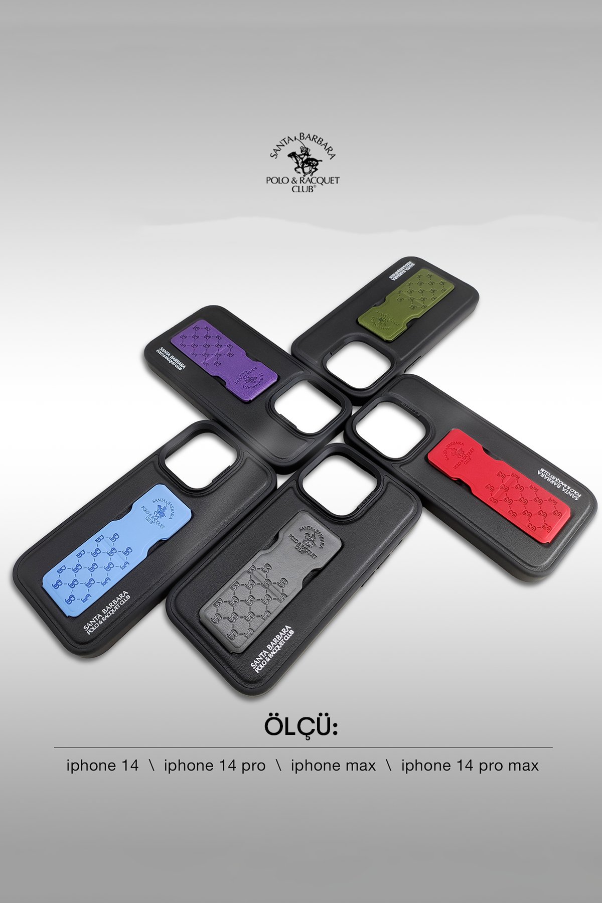 Santa Barbara Polo Racquet Club iPhone 14 Chuck Kapak - Mor