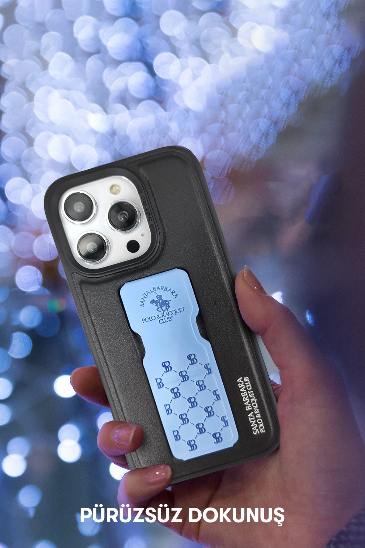 Santa Barbara Polo Racquet Club iPhone 14 Cyril Magsafe Kapak - Kahverengi