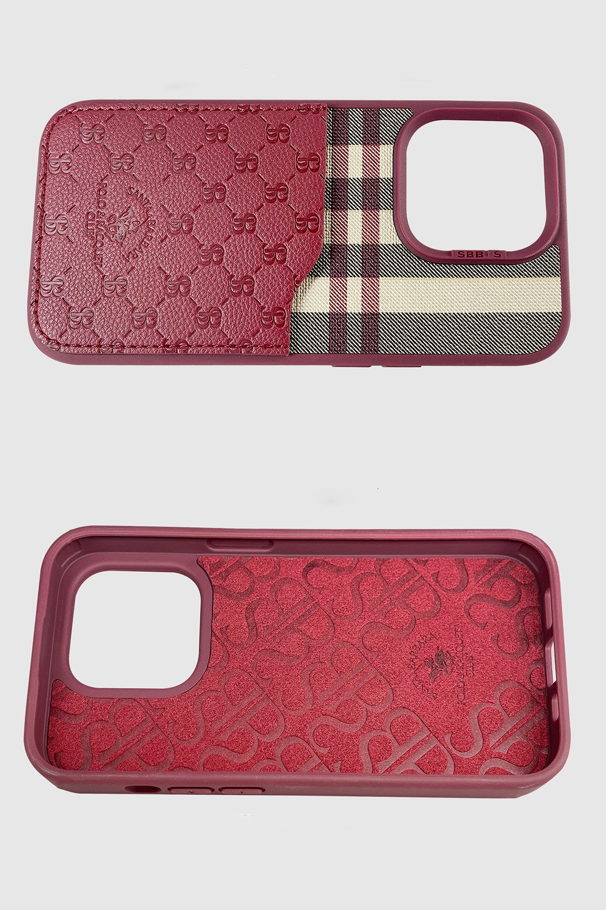 Santa Barbara Polo Racquet Club iPhone 14 Parker Stand Kapak - Beyaz