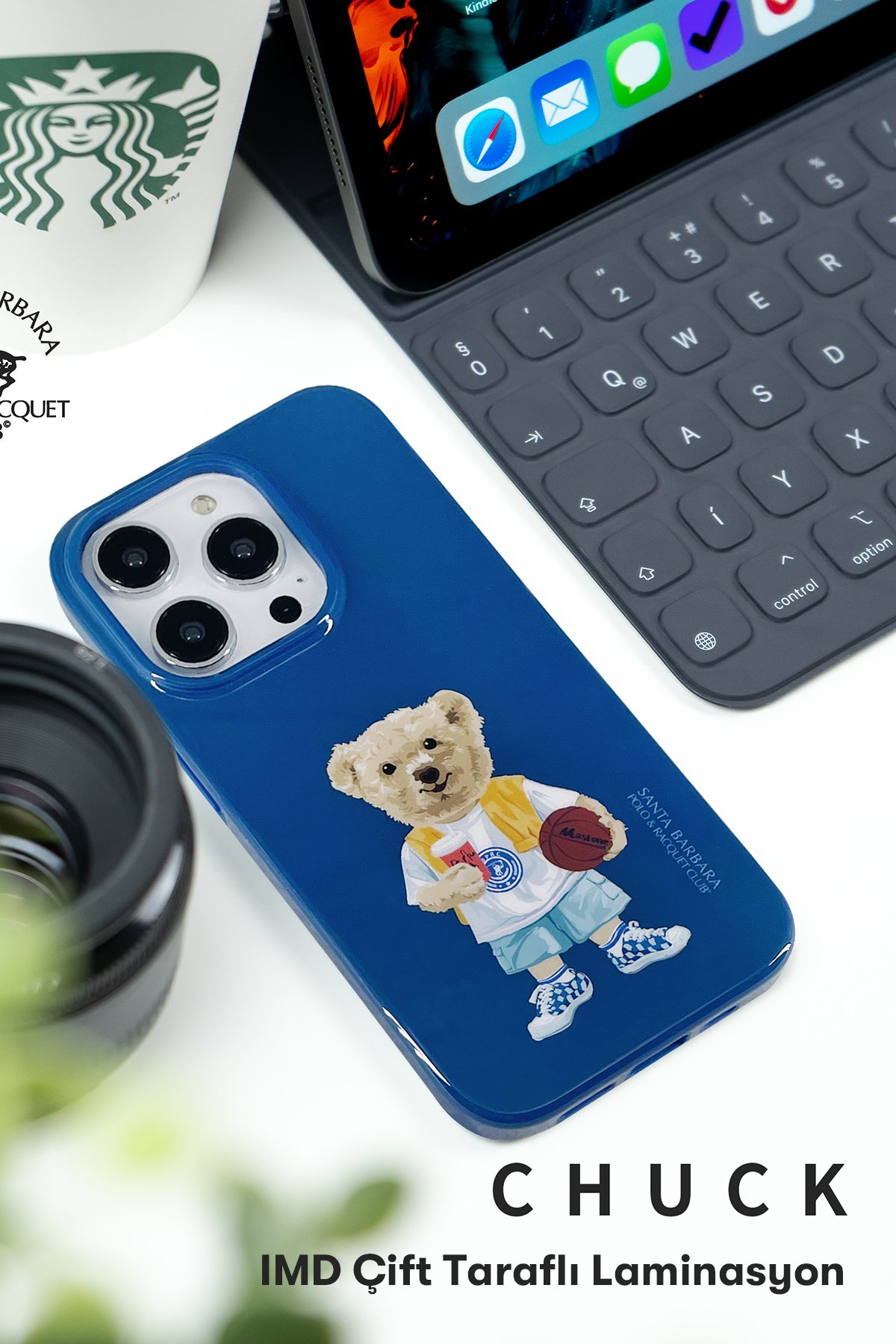 Santa Barbara Polo Racquet Club iPhone 14 Pro Fergus Kapak - Kahverengi