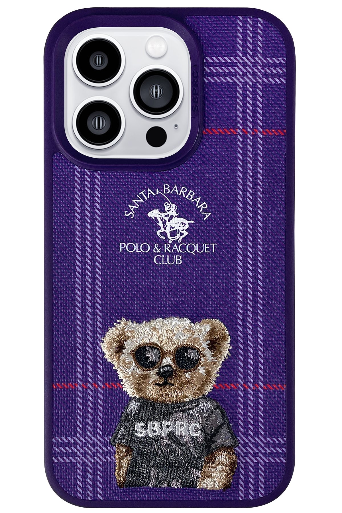 Santa Barbara Polo Racquet Club iPhone 14 Pro Hazel Karbon Set Kapak - Siyah