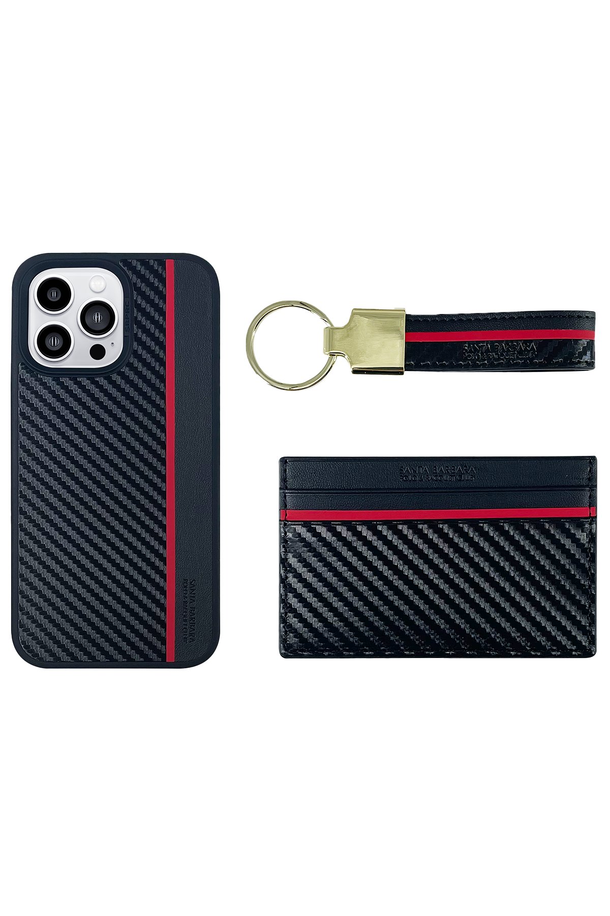 Santa Barbara Polo Racquet Club iPhone 14 Pro Clyde Stand Kapak - Kahverengi