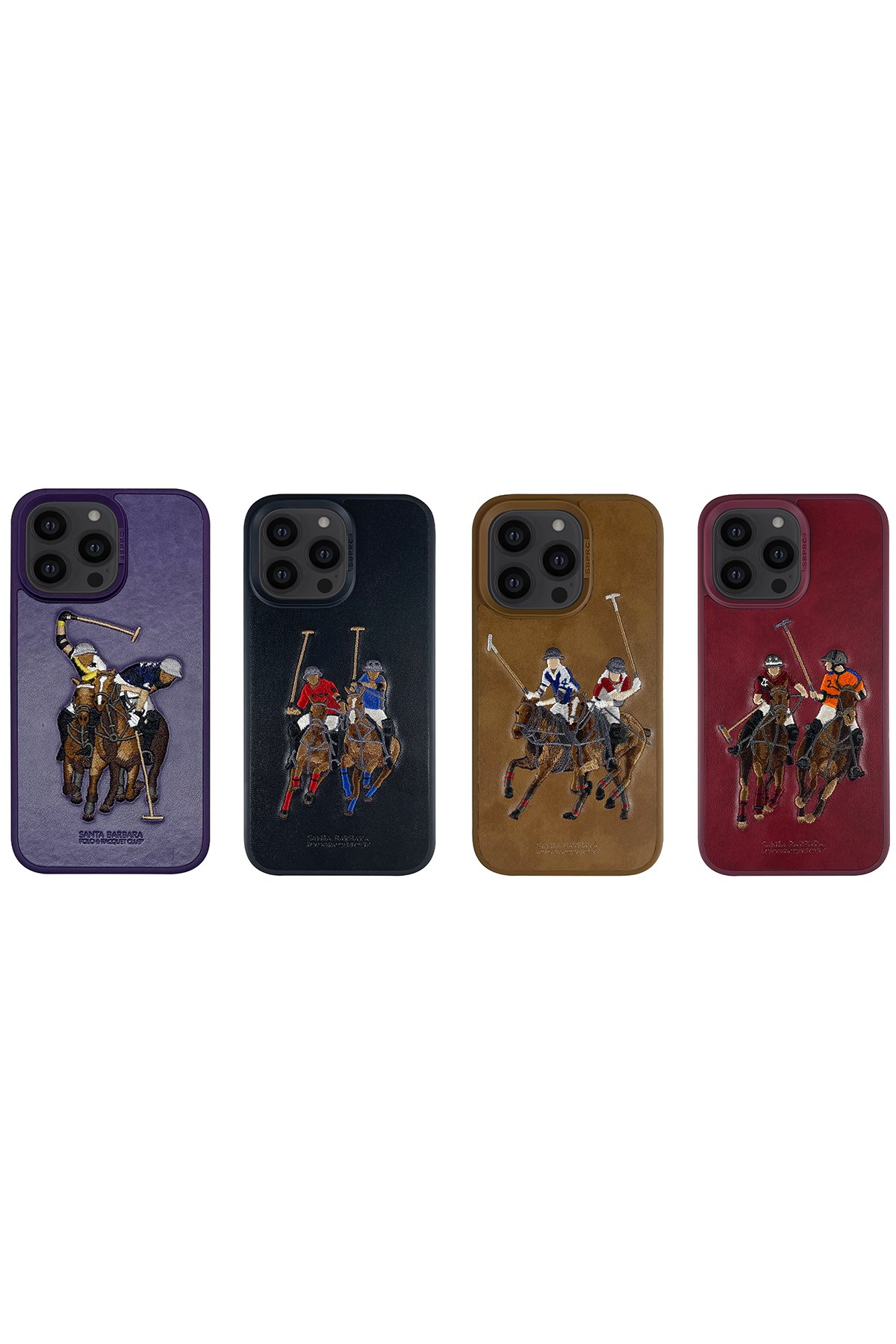 Santa Barbara Polo Racquet Club iPhone 14 Pro Clyde Stand Kapak - Mor
