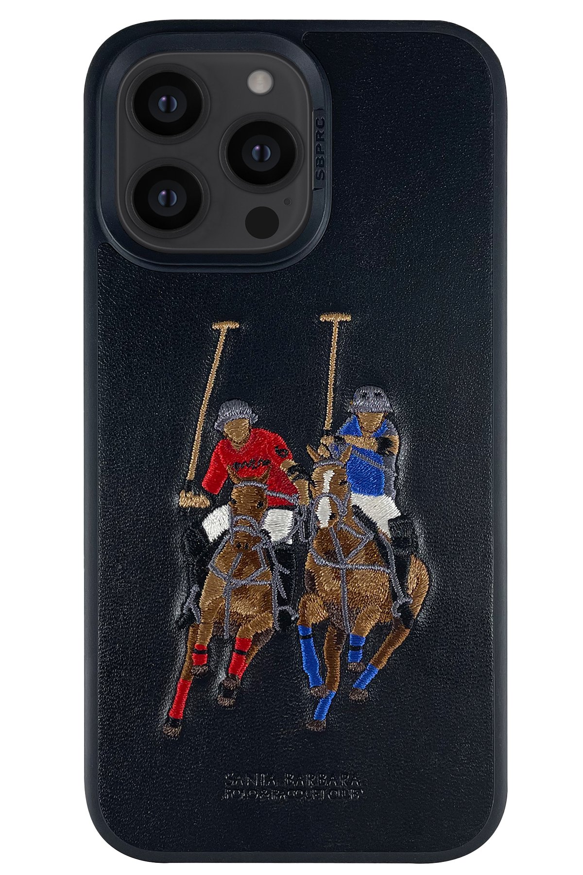 Santa Barbara Polo Racquet Club iPhone 14 Pro Hulda Kartvizitli Kapak - Gri