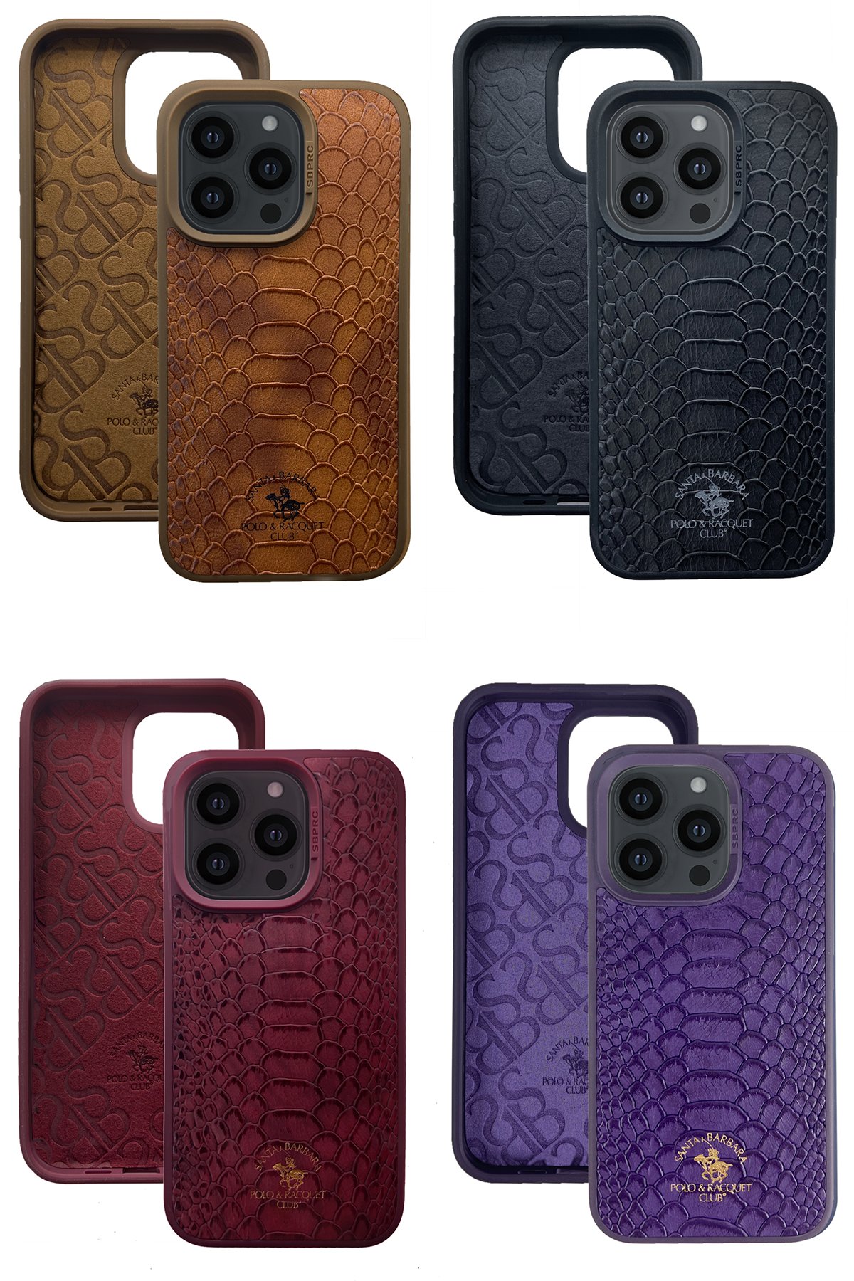 Santa Barbara Polo Racquet Club iPhone 14 Pro Timothy Cüzdanlı Standlı Kapak - Siyah