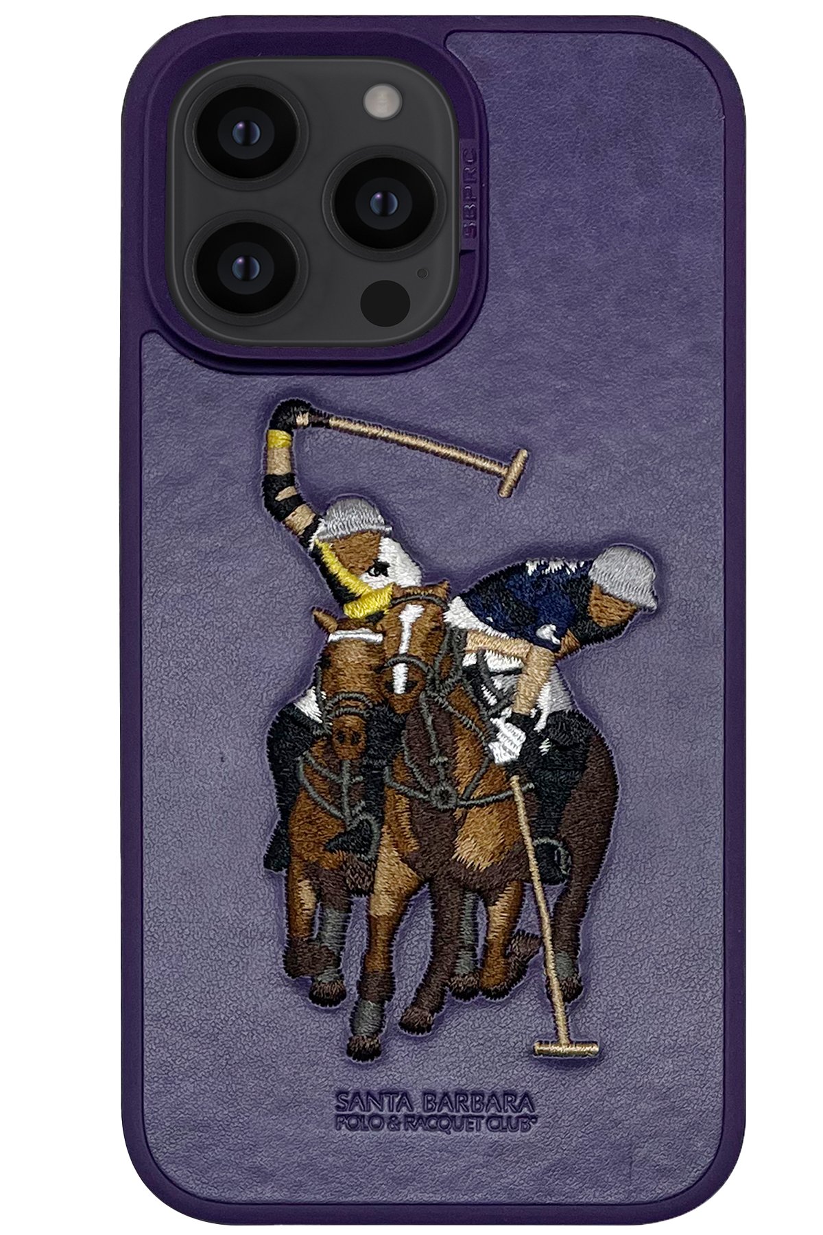 Santa Barbara Polo Racquet Club iPhone 14 Pro Max Alden Kapak - Mor