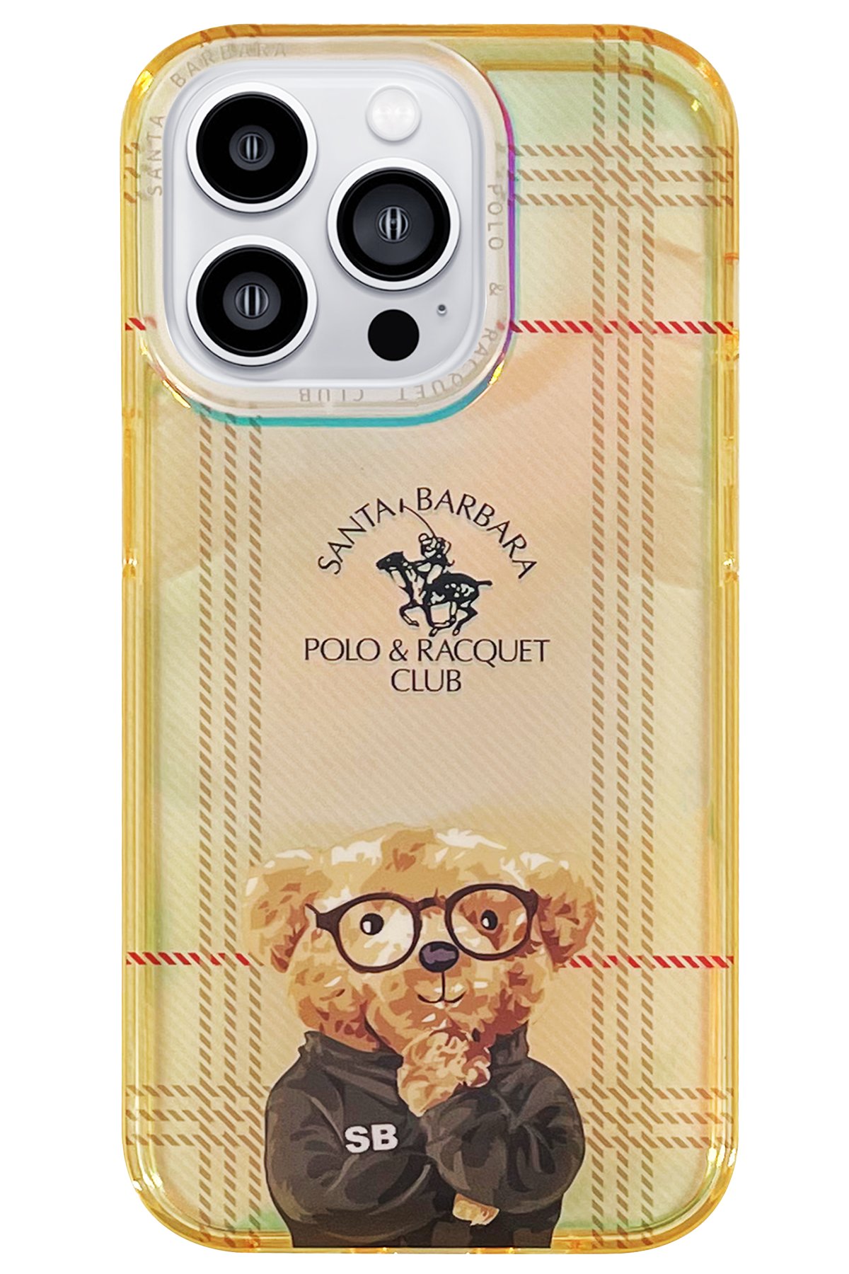 Santa Barbara Polo Racquet Club iPhone 14 Pro Chuck Kapak - Mor