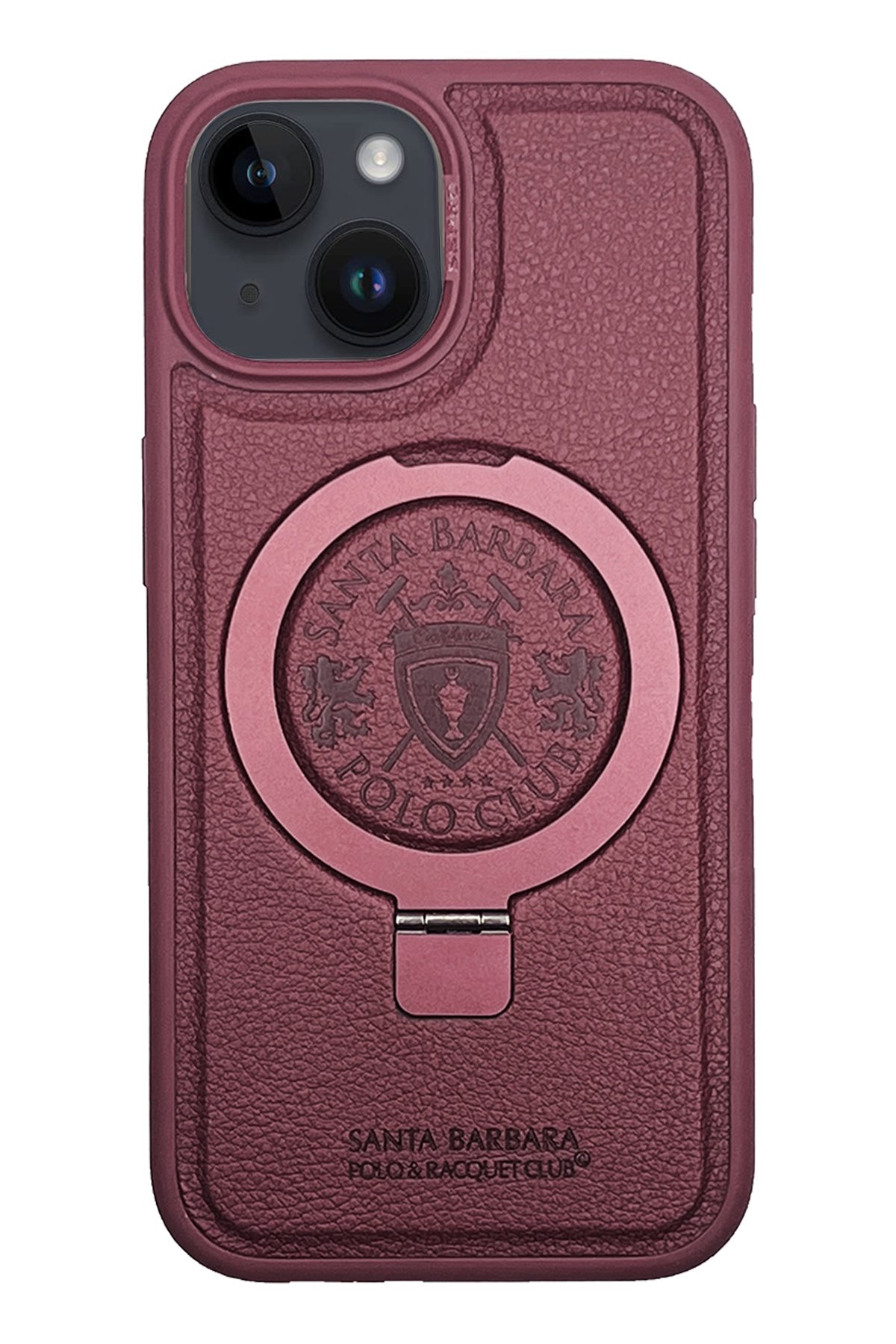 Santa Barbara Polo Racquet Club iPhone 15 Patti Kapak - Siyah