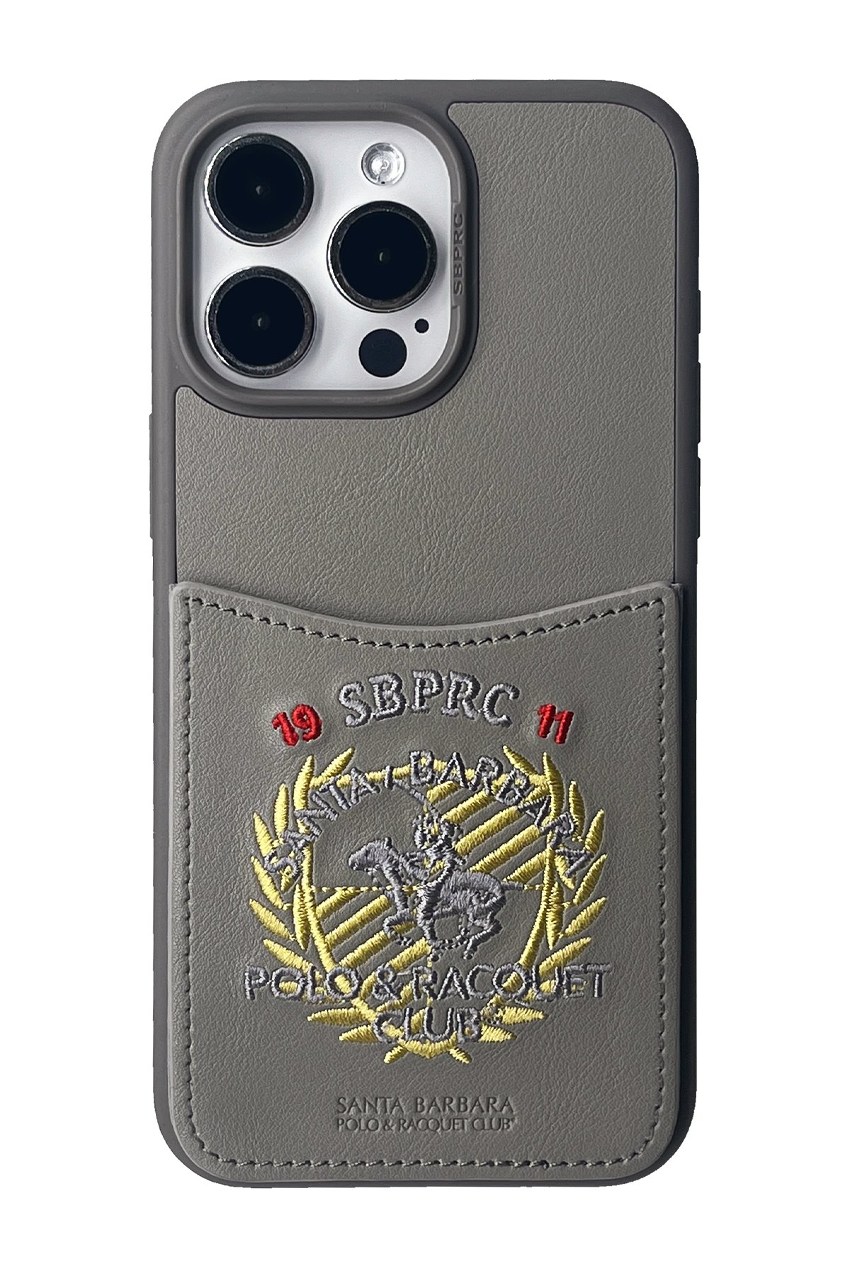 Santa Barbara Polo Racquet Club iPhone 15 Pro Max Burke Manyetik Cüzdanlı Kapak - Kahverengi