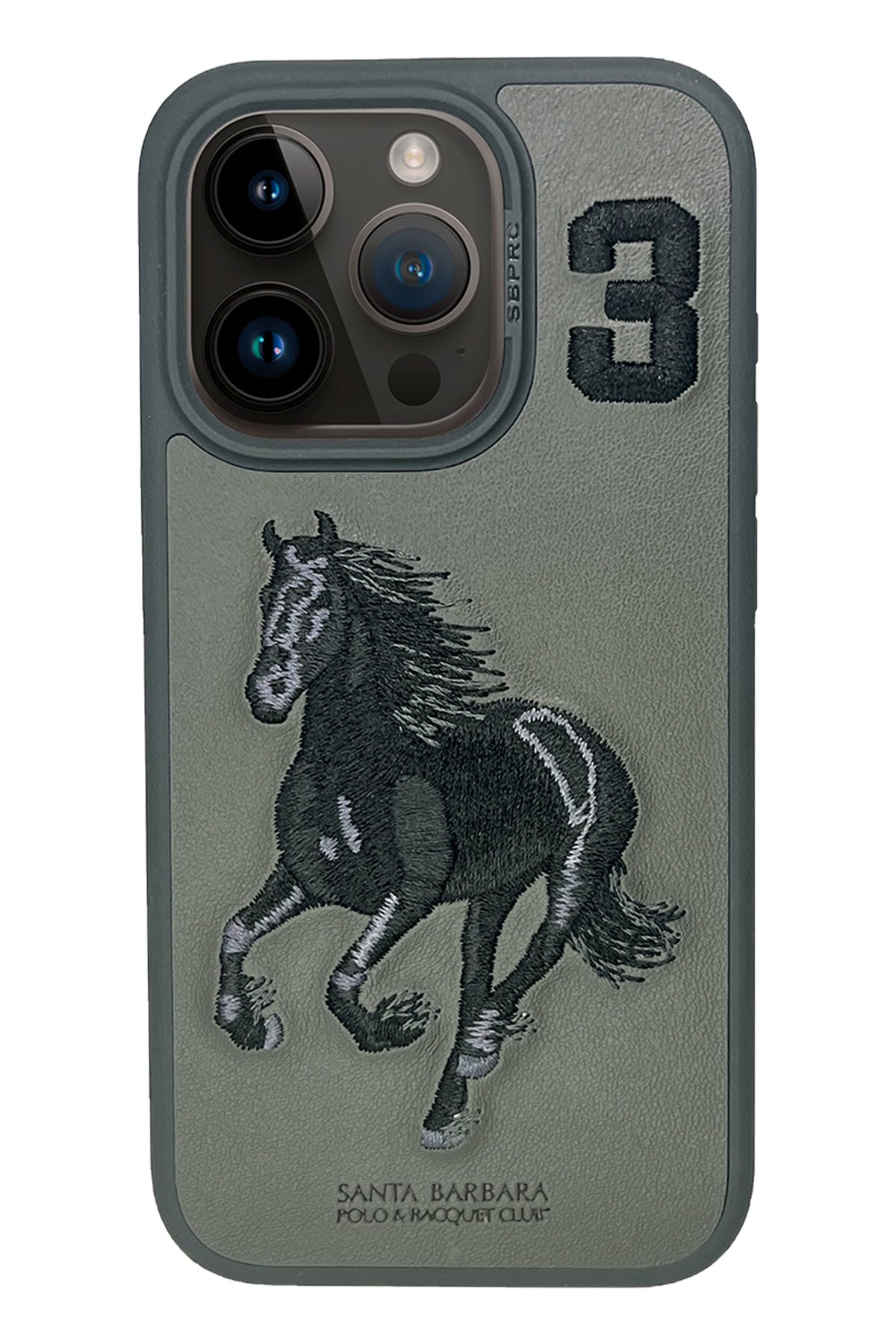 Santa Barbara Polo Racquet Club iPhone 15 Pro Max Blaise Stand Kapak - Mor
