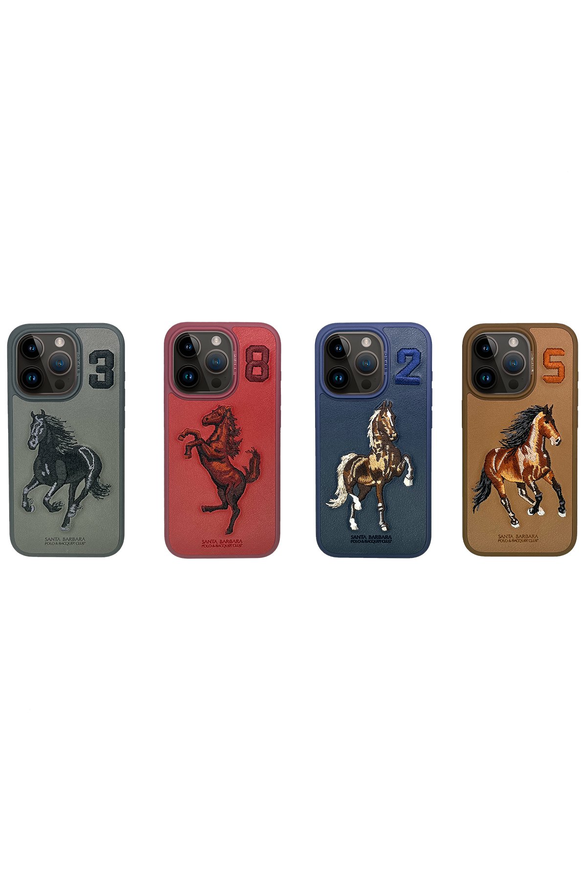Santa Barbara Polo Racquet Club iPhone 15 Pro Max Blaise Stand Kapak - Mor