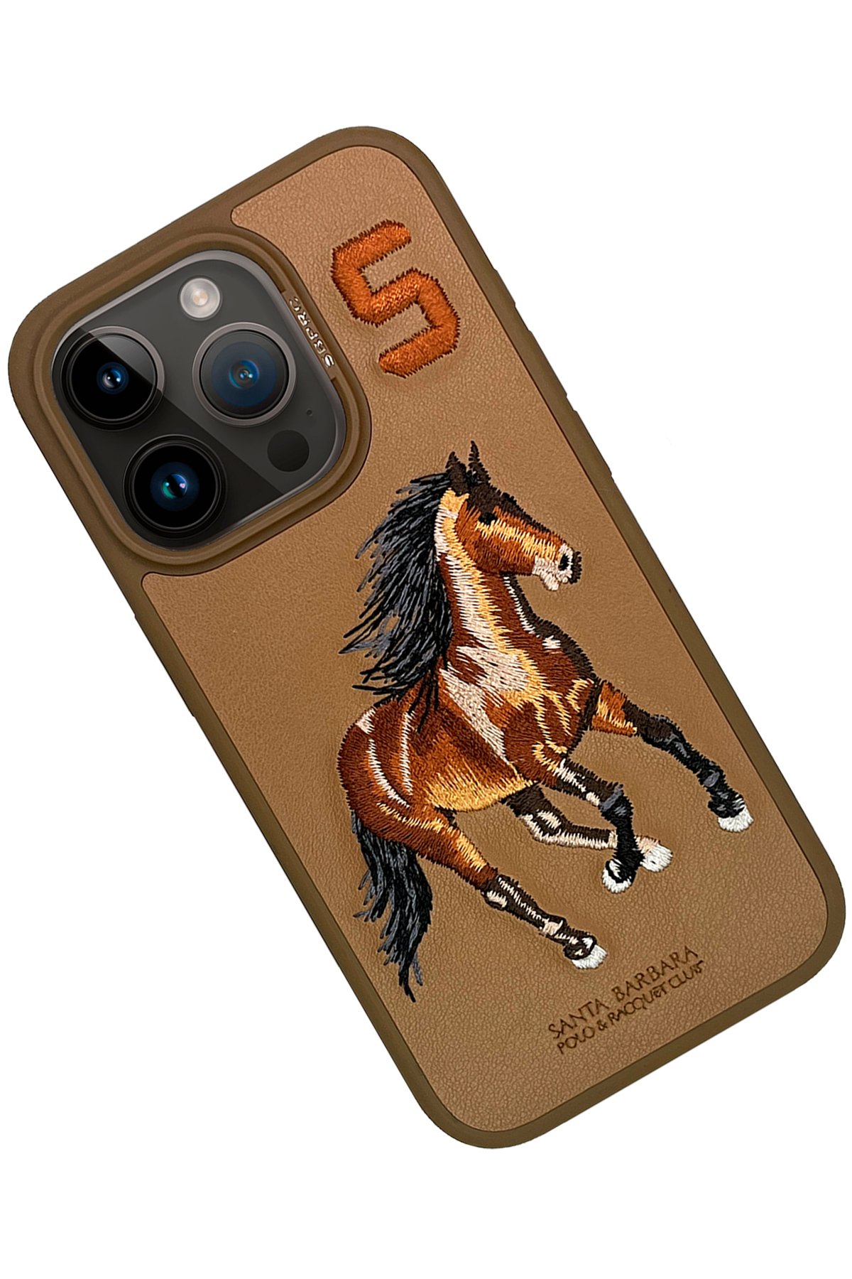 Santa Barbara Polo Racquet Club iPhone 15 Pro Max Gilbert Kapak - Kırmızı