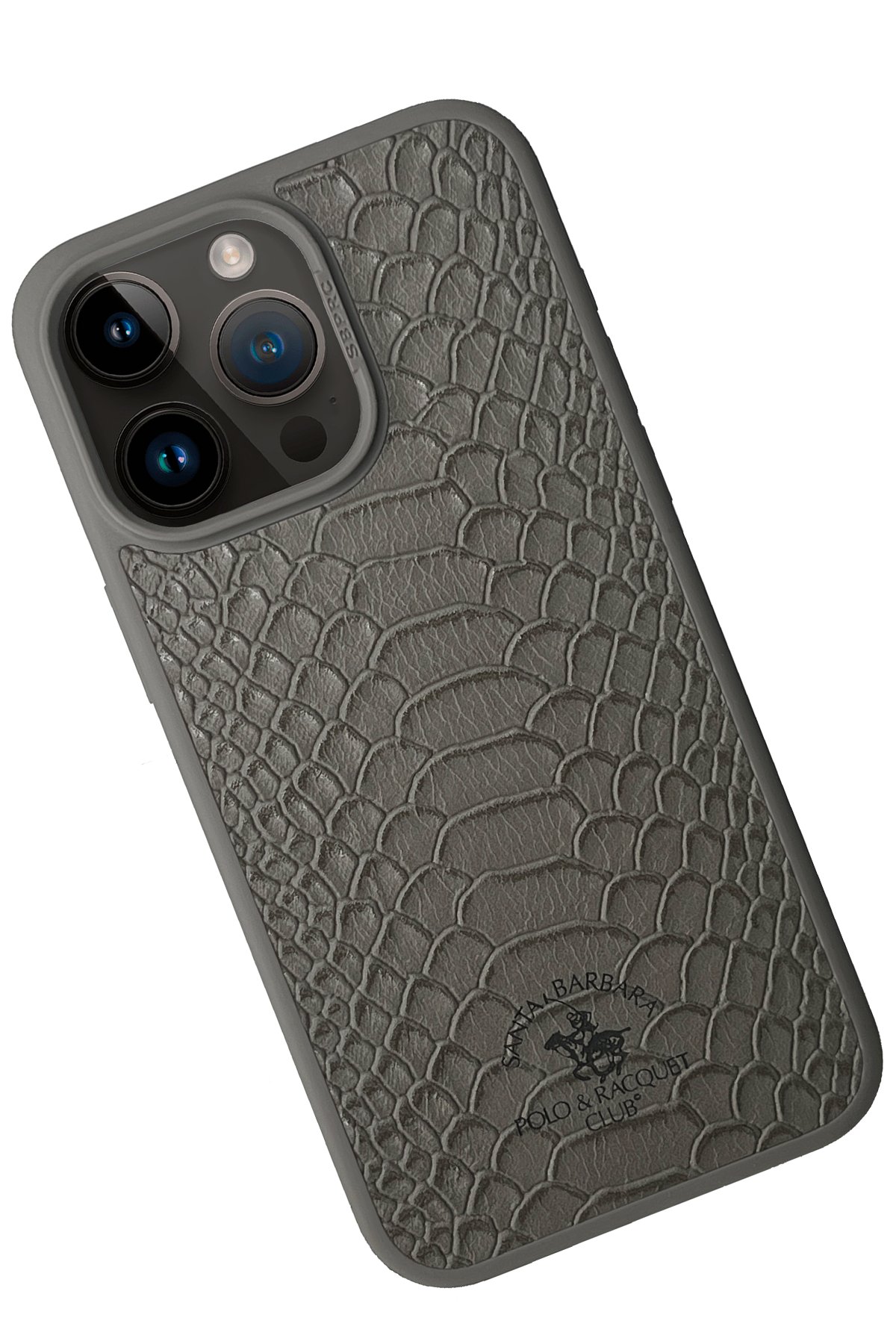 Santa Barbara Polo Racquet Club iPhone 15 Pro Max Knight Deri Kapak - Kırmızı