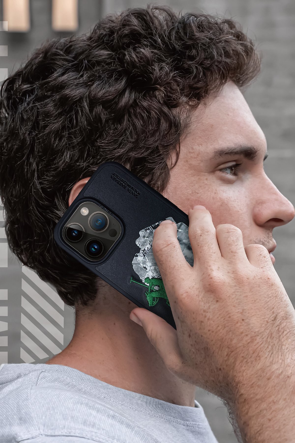 Santa Barbara Polo Racquet Club iPhone 15 Pro Max Myron Magsafe Kapak - Yeşil