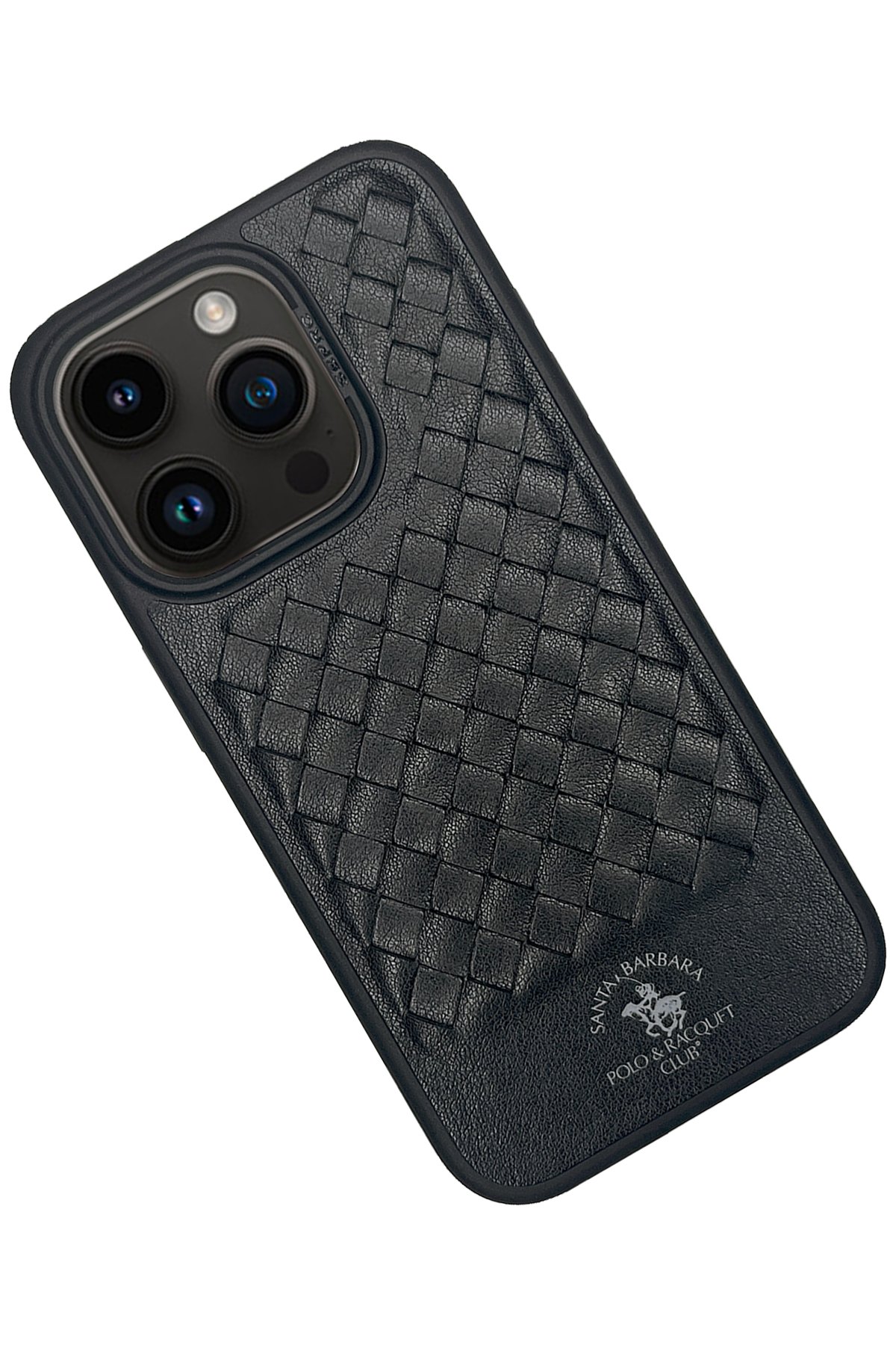 Santa Barbara Polo Racquet Club iPhone 15 Pro Max Myron Magsafe Kapak - Siyah