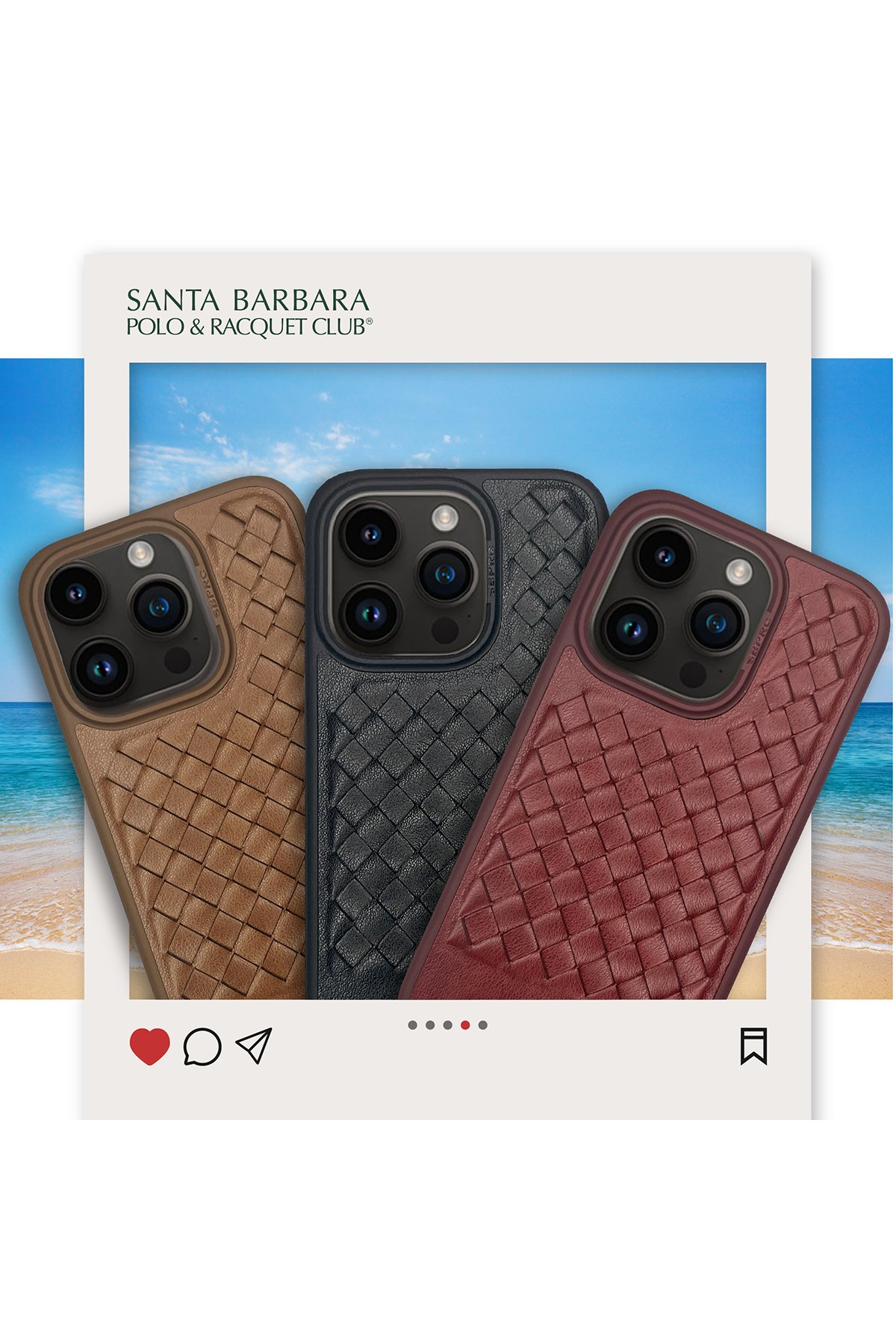 Santa Barbara Polo Racquet Club iPhone 15 Pro Max Myron Magsafe Kapak - Siyah