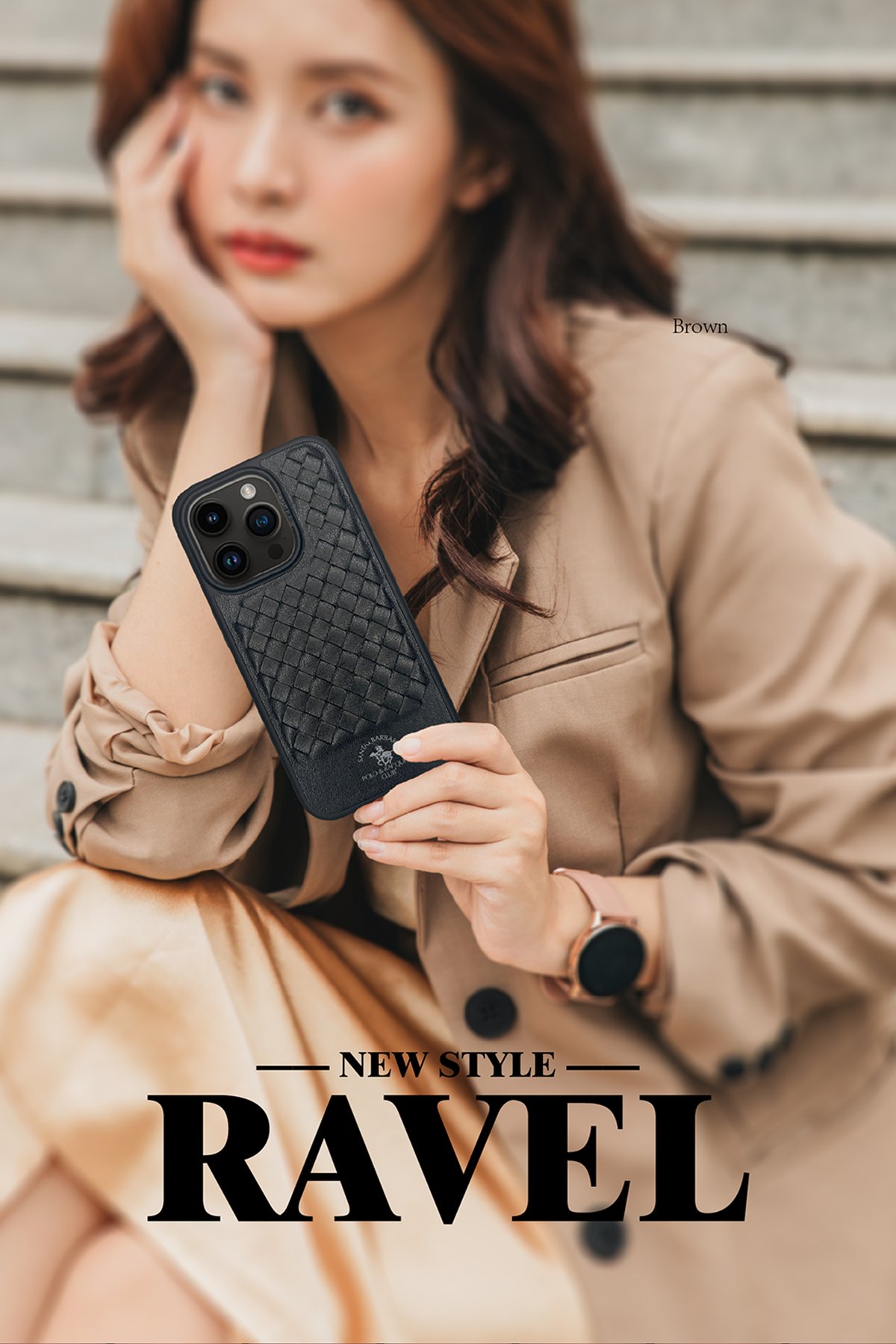 Santa Barbara Polo Racquet Club iPhone 15 Pro Max Myron Magsafe Kapak - Siyah