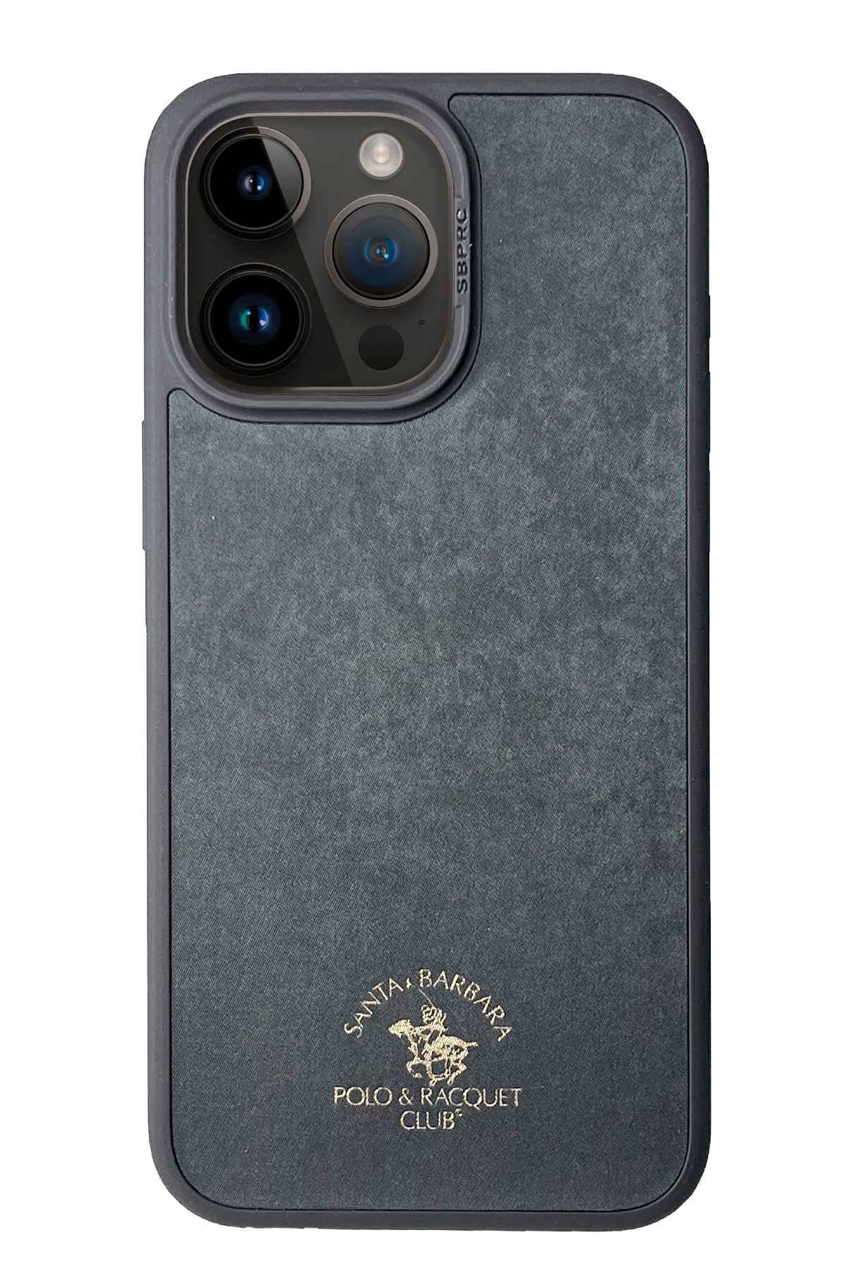 Santa Barbara Polo Racquet Club iPhone 15 Pro Hulda Kartvizitli Kapak - Gri