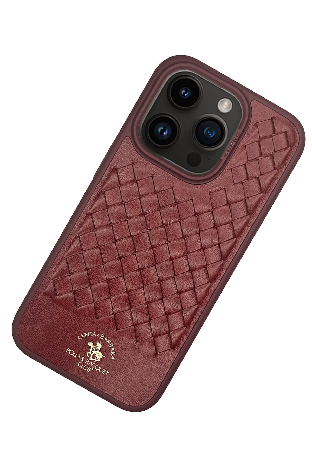 Santa Barbara Polo Racquet Club iPhone 15 Pro Burke Manyetik Cüzdanlı Kapak - Kahverengi